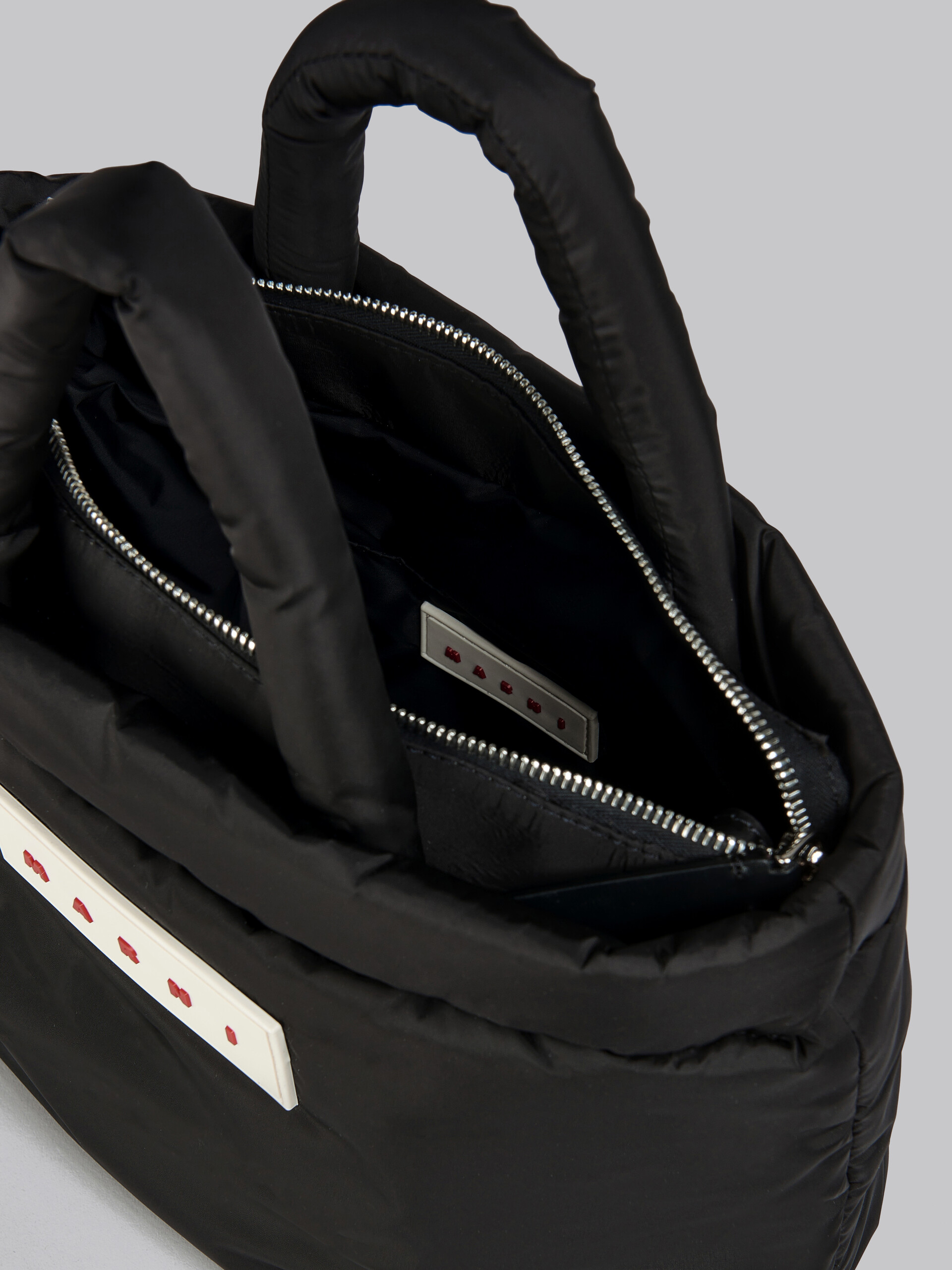 Black Puff mini tote bag - Handbag - Image 4