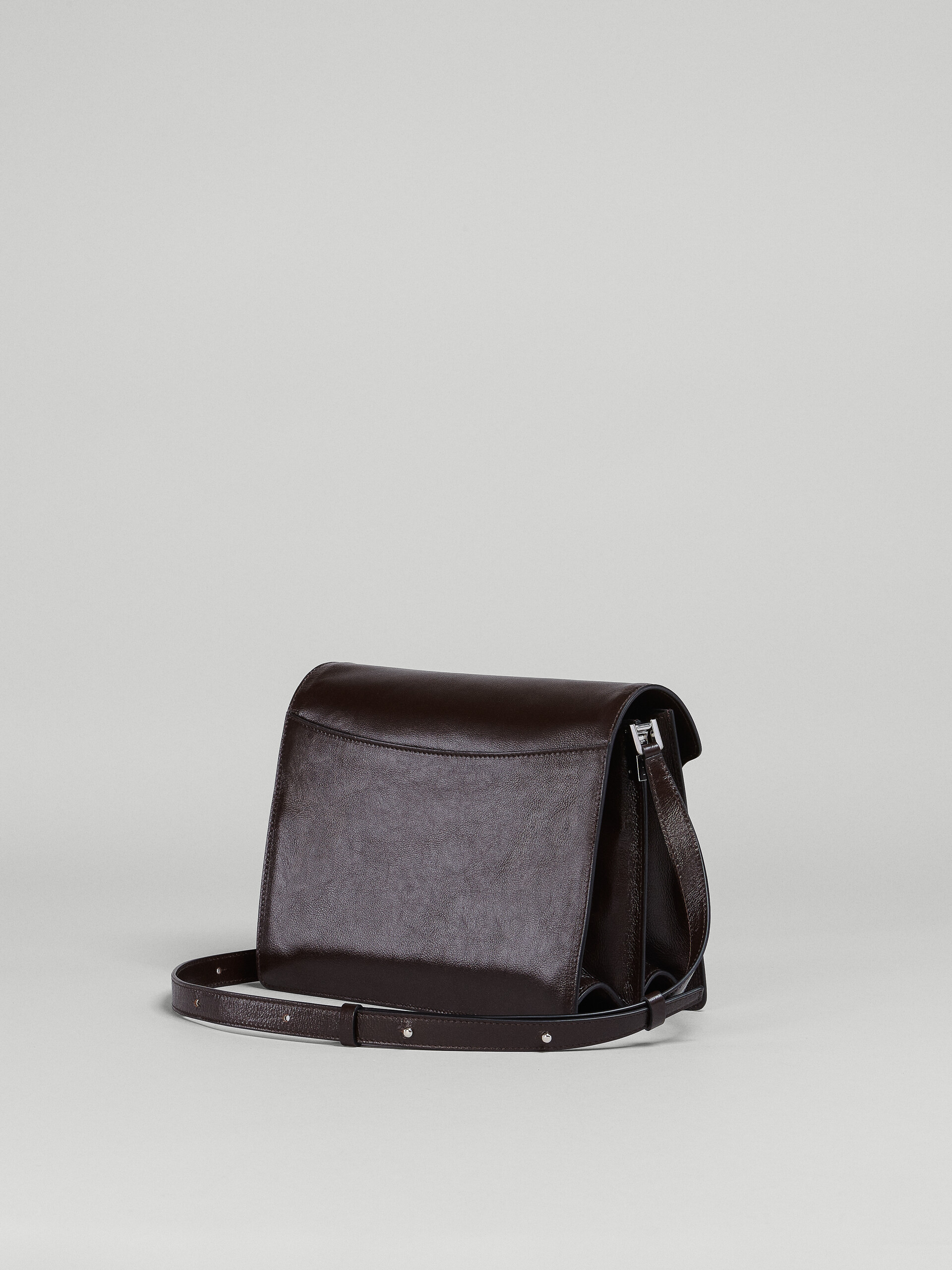 TRUNK SOFT large bag in brown leather - Shoulder Bags - Image 2