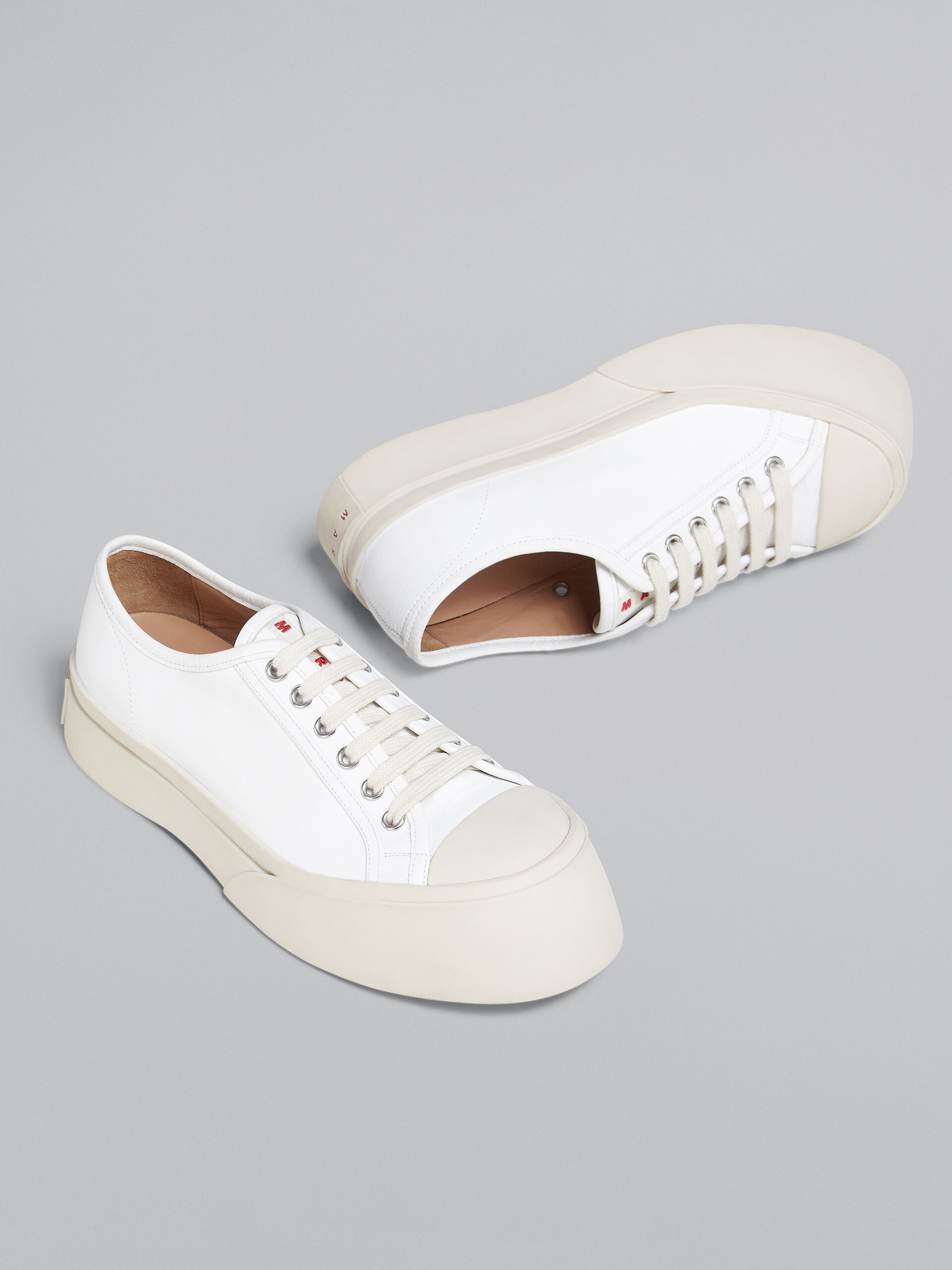 White nappa leather PABLO sneaker - Sneakers - Image 5