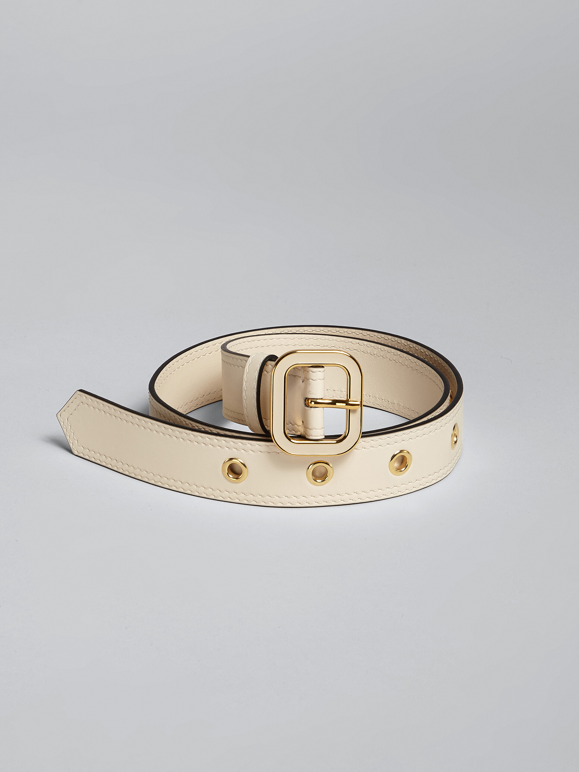 White leather belt - Belts - Image 2