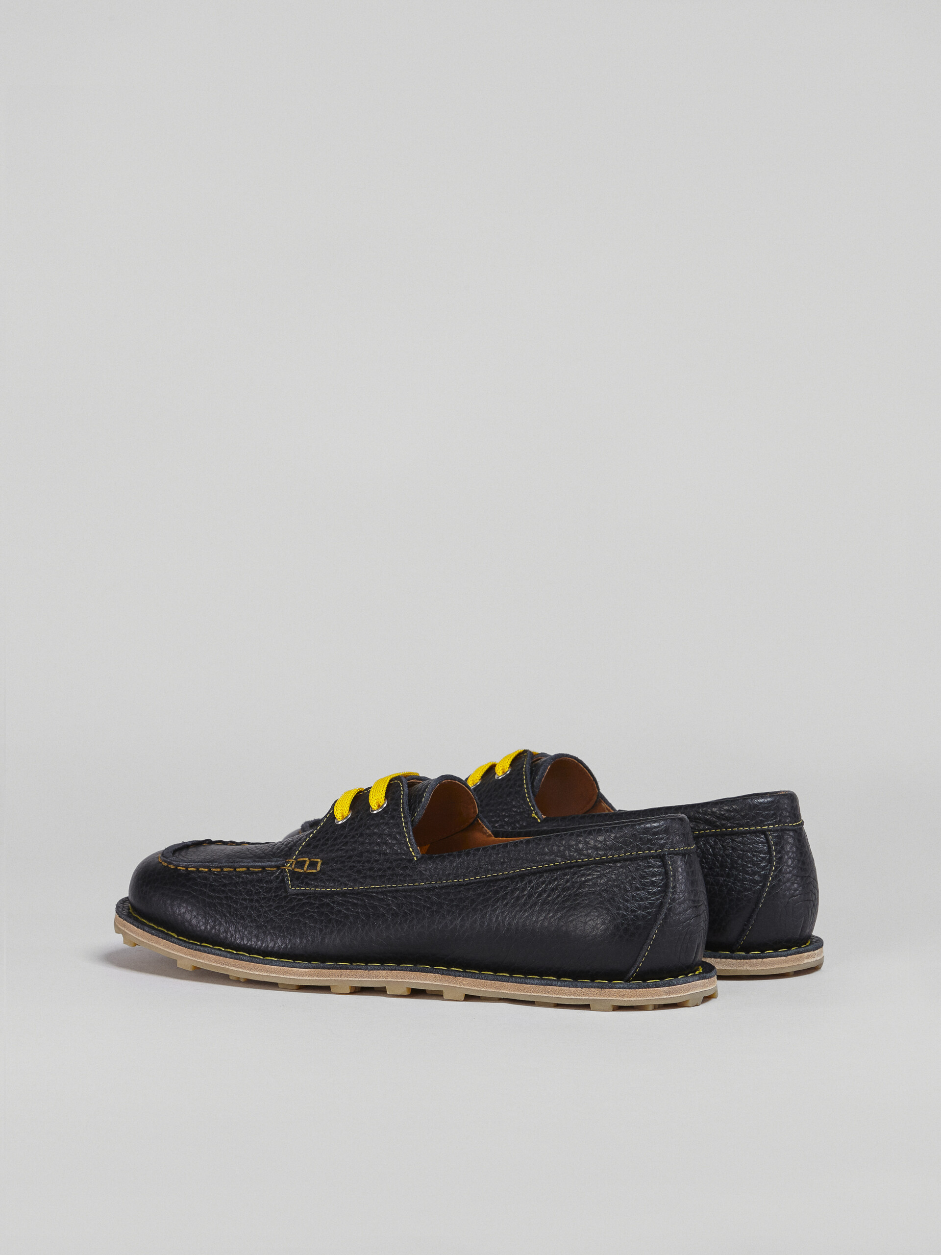 Derby lace-up in grained calf - Lace-ups - Image 3
