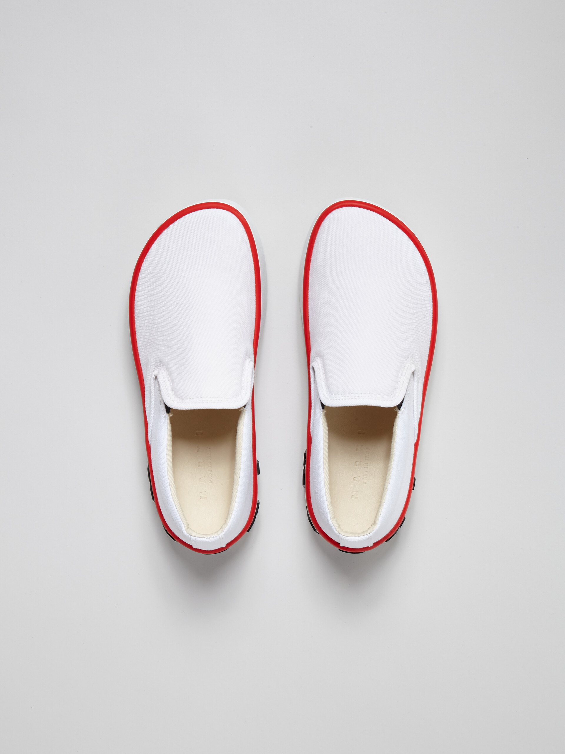 Weißer PAW Sneaker aus Canvas mit Maxilogo auf der Rückseite - Sneakers - Image 4