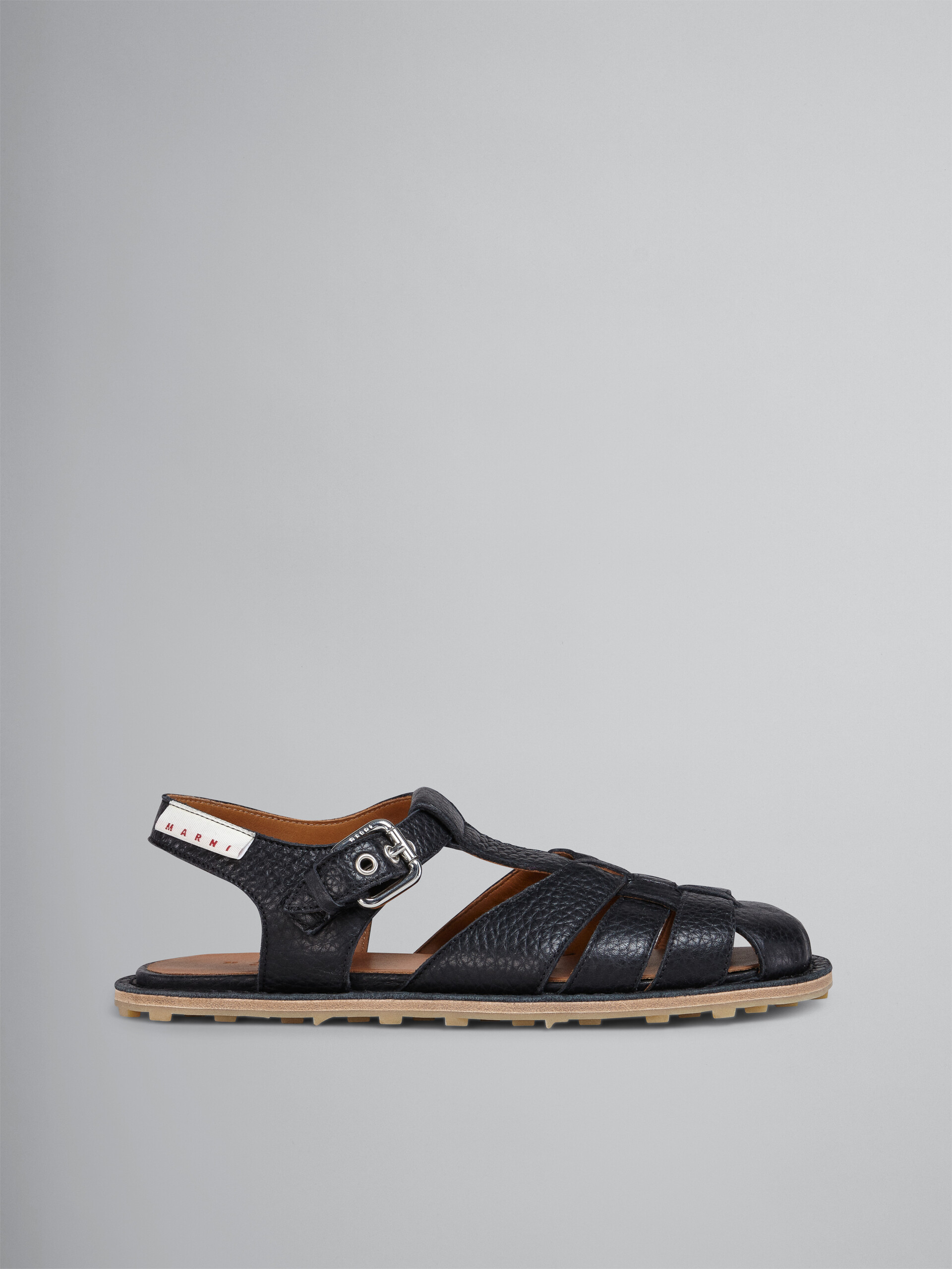 Grained calf leather Fisherman sandal - Sandals - Image 1