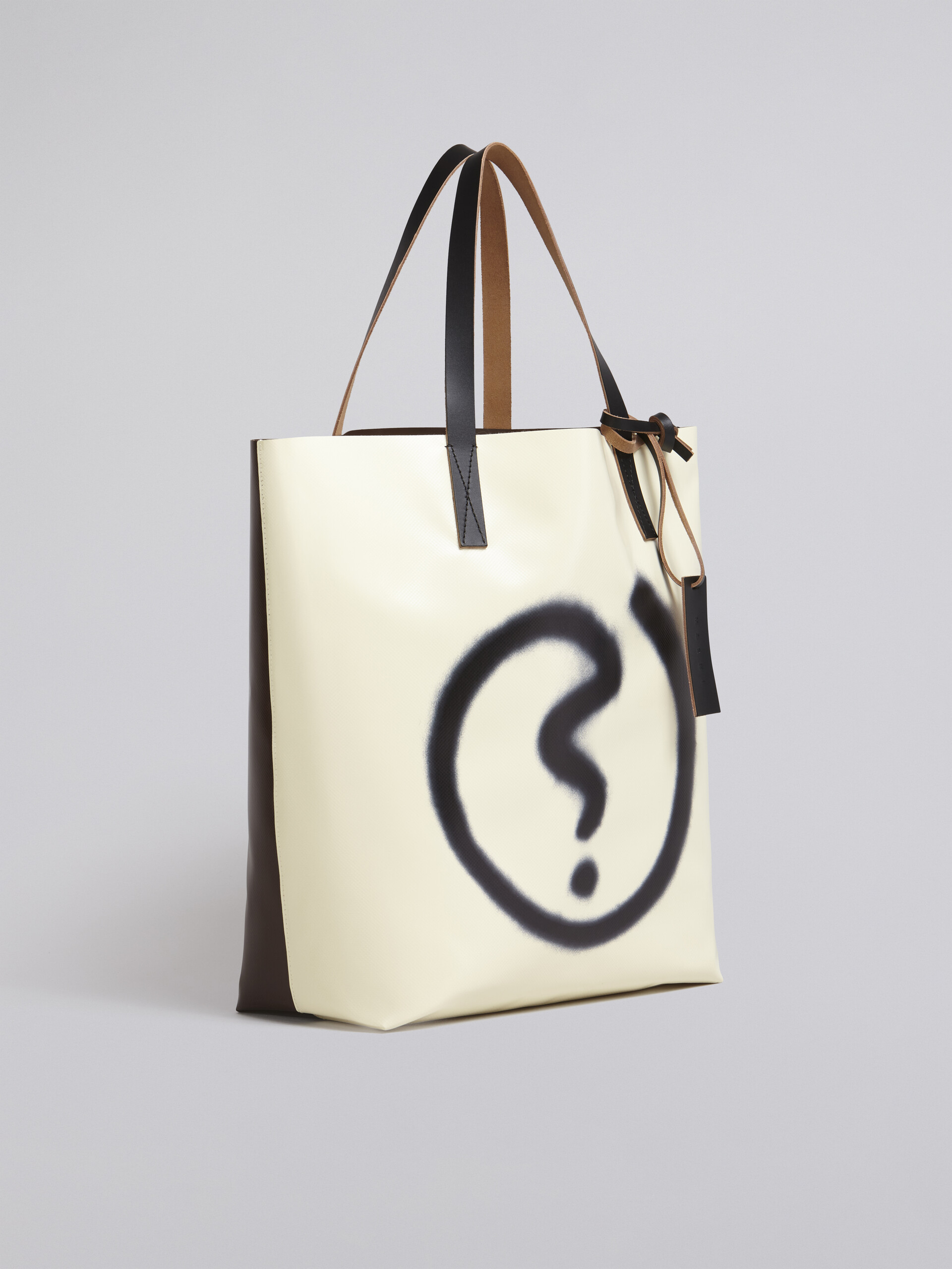 North-south TRIBECA Swirl printed PVC shopping bag - Shopping Bags - Image 6
