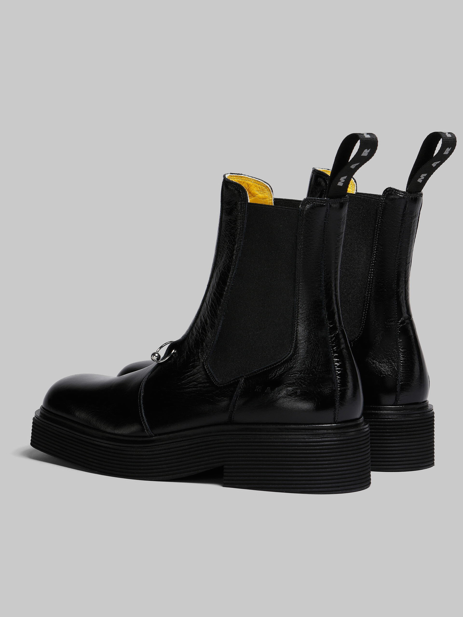 Black leather Chelsea boot - Boots - Image 3