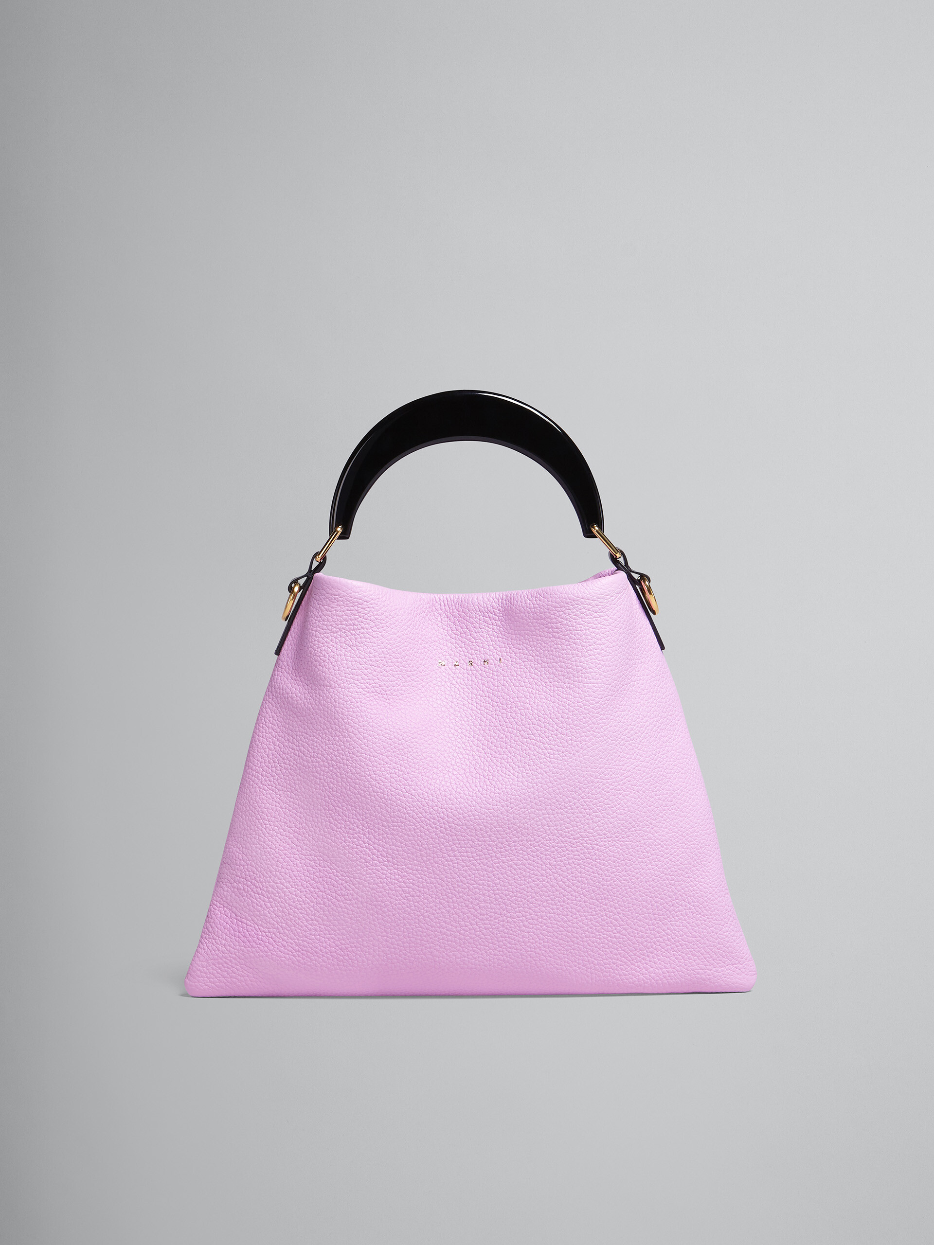 Venice small bag in pink leather - Shoulder Bags - Image 1