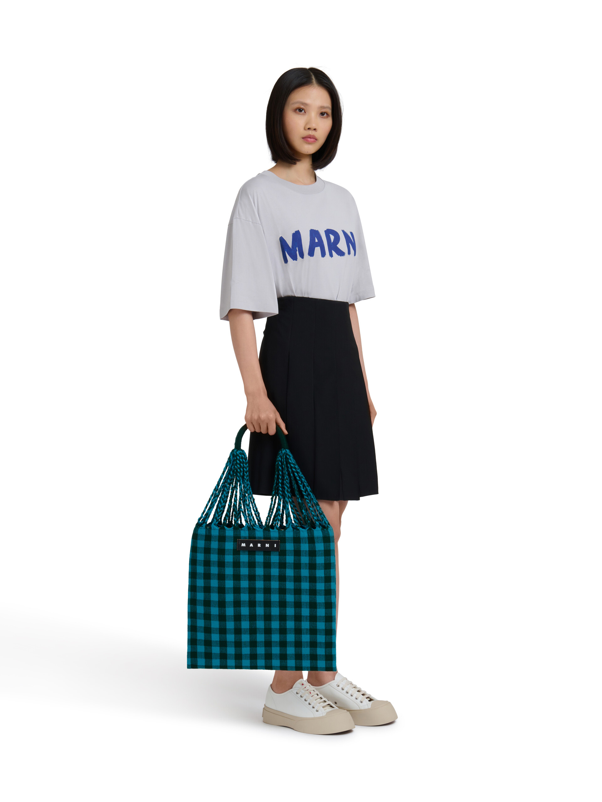 ブルー MARNI MARKET HAMMOCK BAG - ハンドバッグ - Image 2