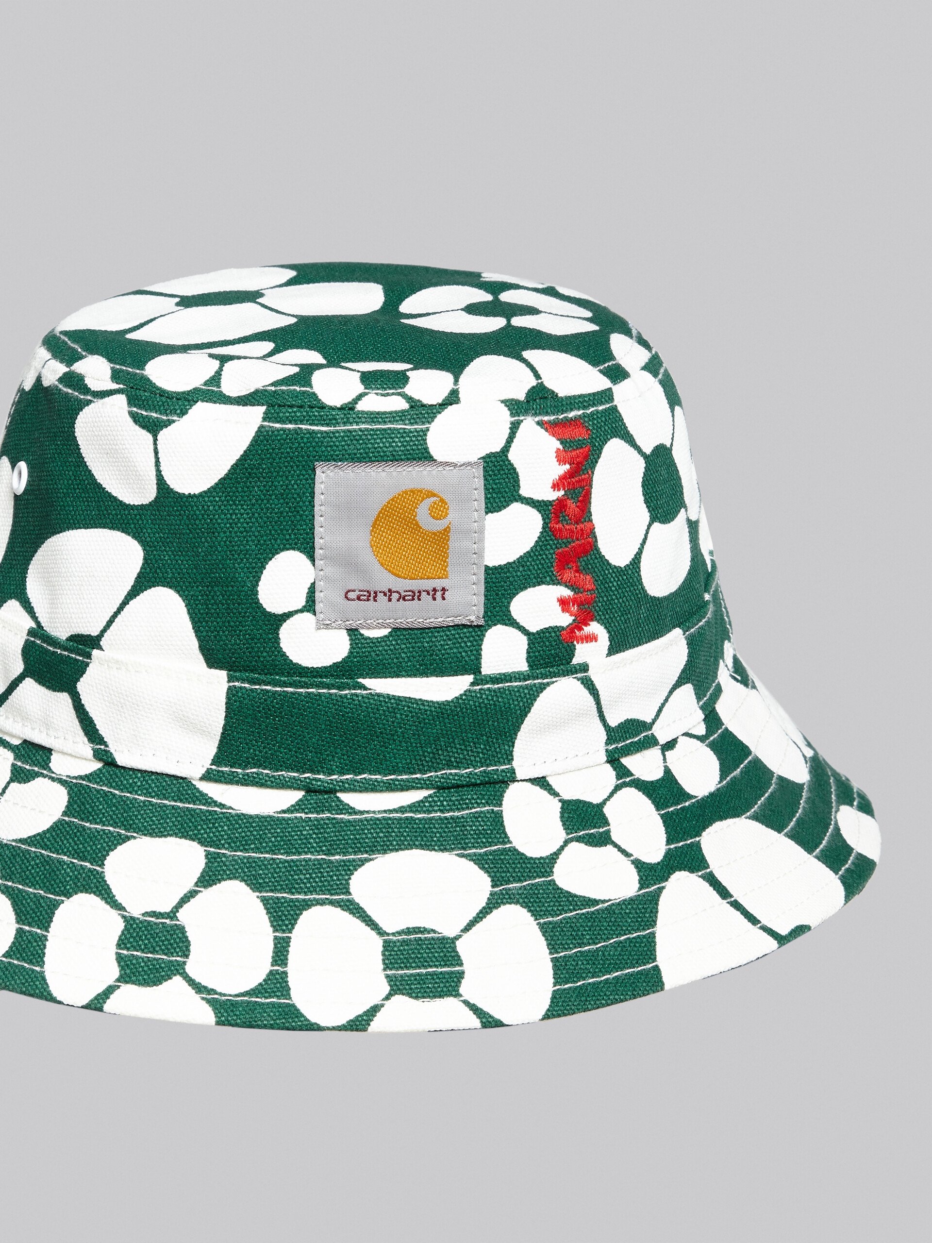 MARNI x CARHARTT WIP - Cappello bucket verde - Cappelli - Image 4