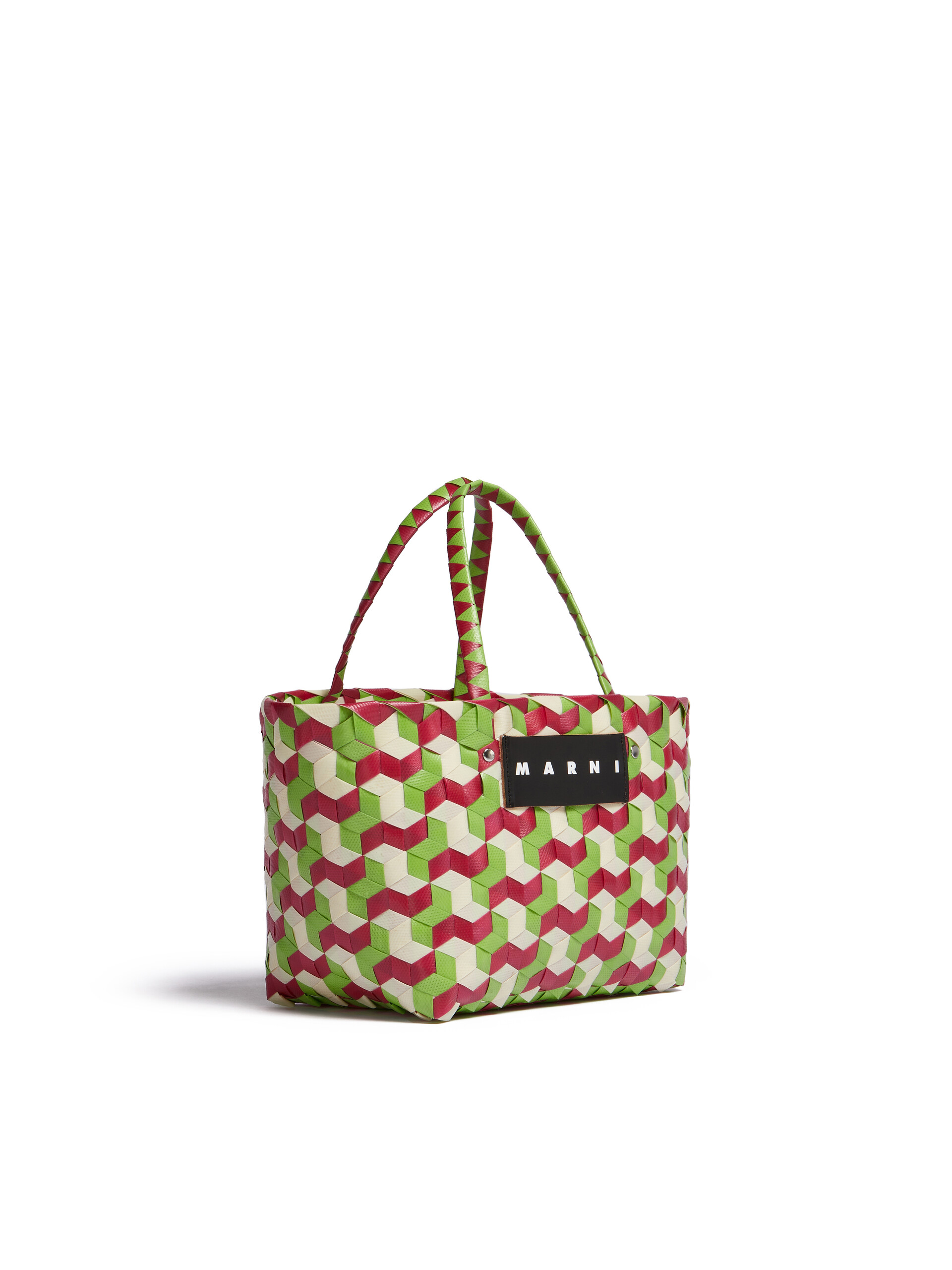 ダークレッドウーブン MARNI MARKET 3D BAG | Marni