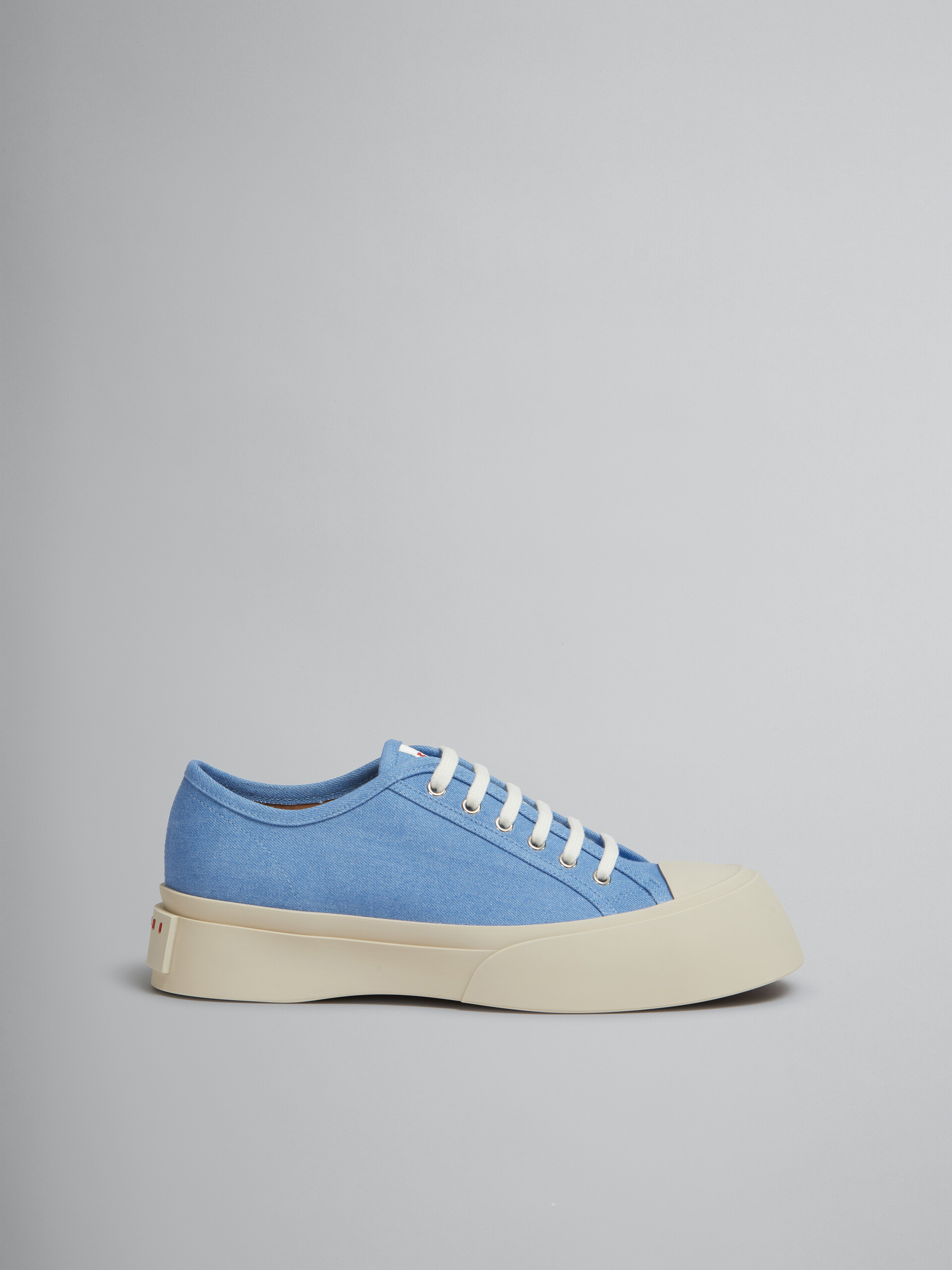 Light blue denim Pablo lace-up sneaker - Sneakers - Image 1
