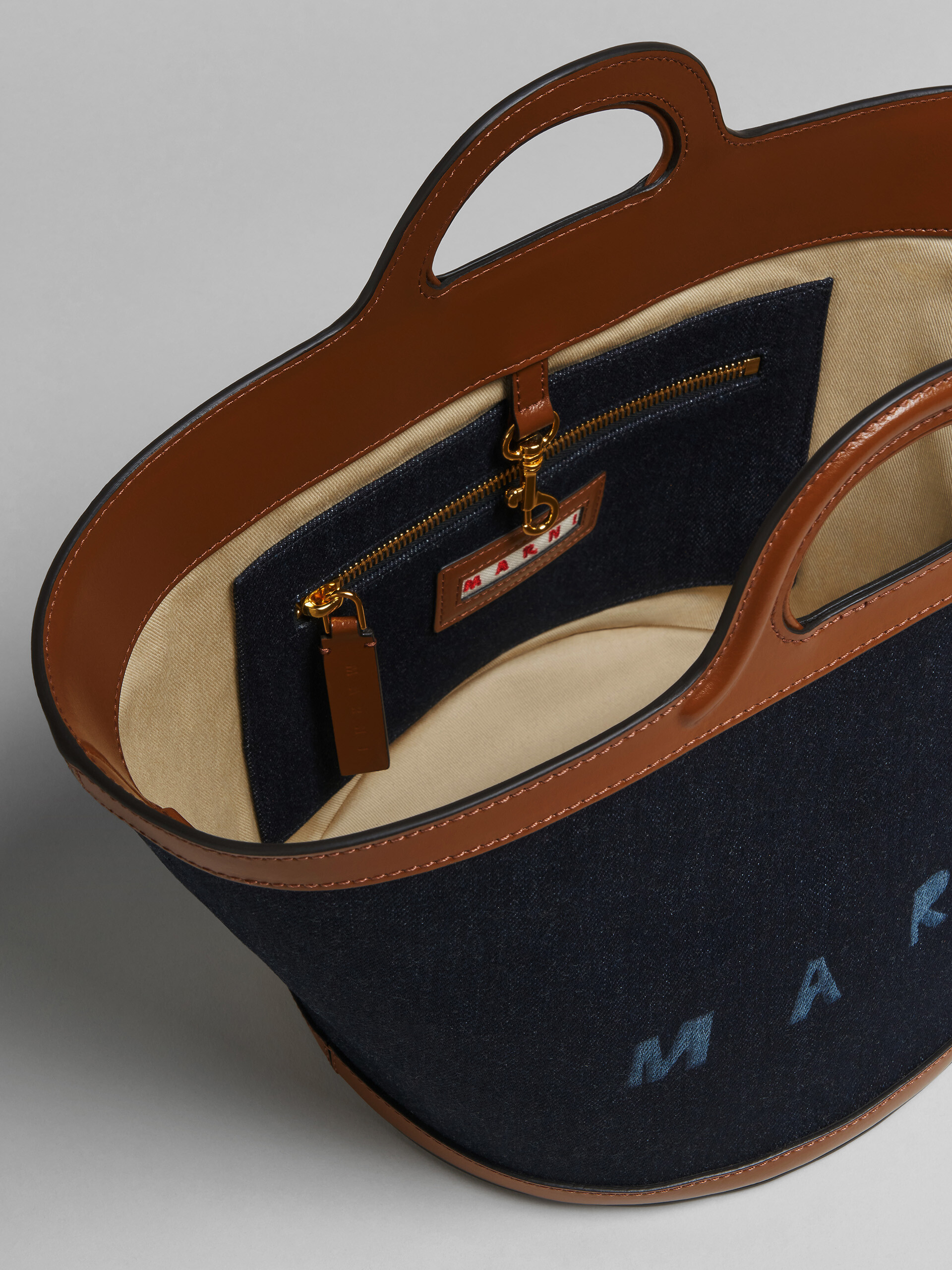TROPICALIA small bag in denim and leather - Handbag - Image 4