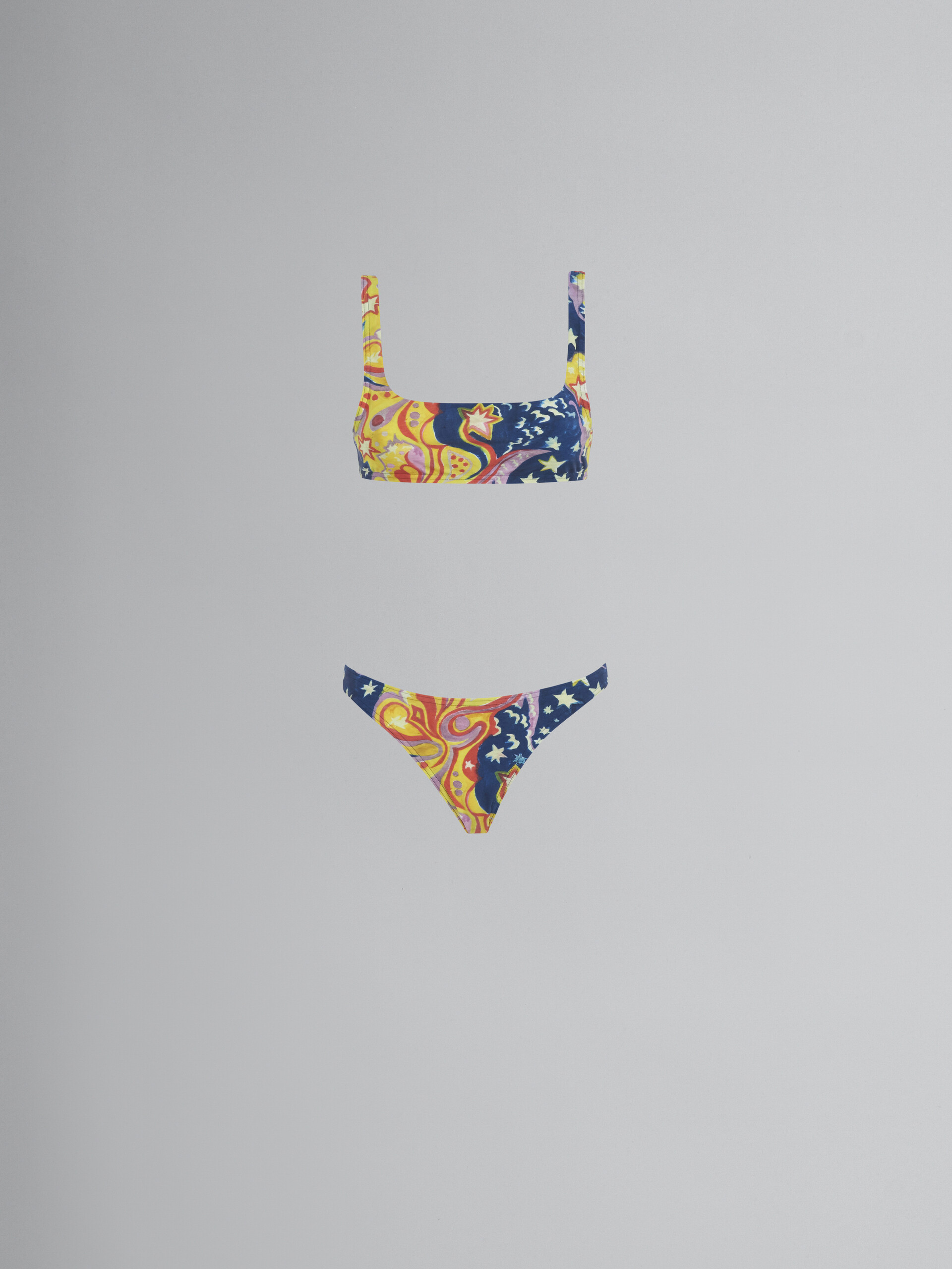 Marni x No Vacancy Inn - Stretch jersey bikini with Galactic Paradise print - Swimwear - Image 1