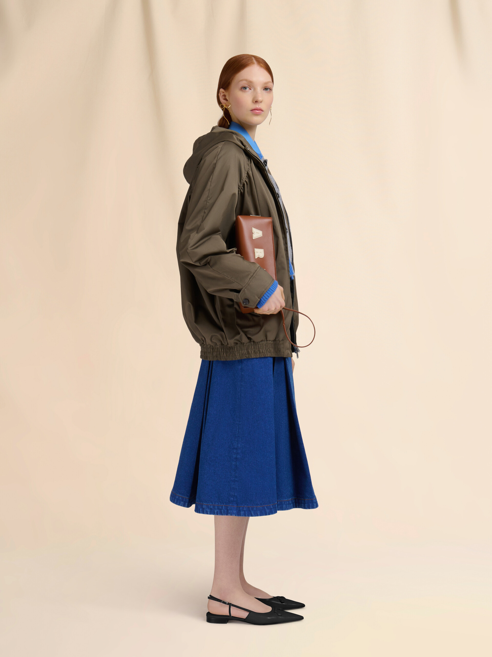 Grey cashmere colour-block cardigan - Pullovers - Image 5
