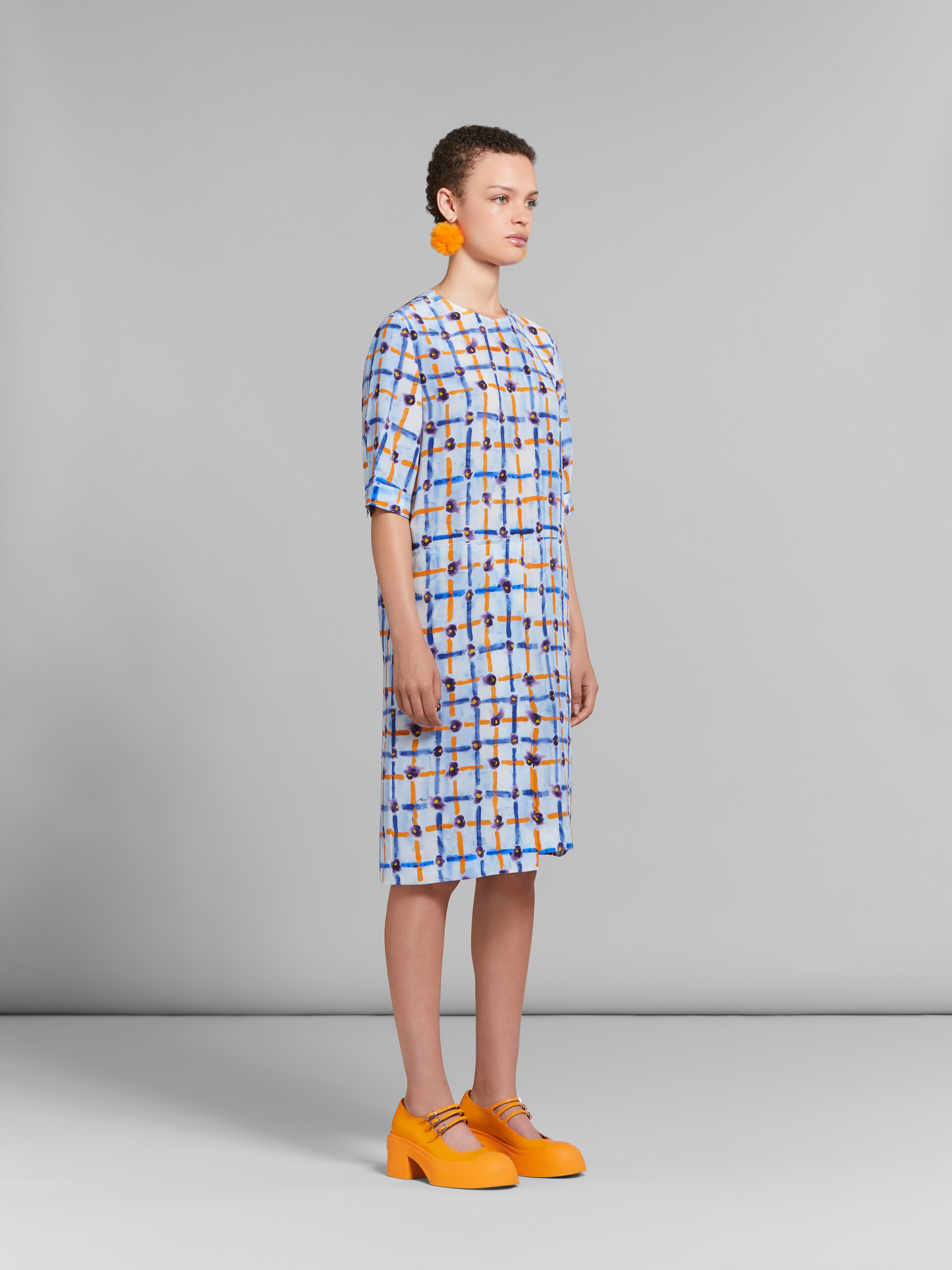Sarabandプリント クレープデシン製シフトドレス - ドレス - Image 6