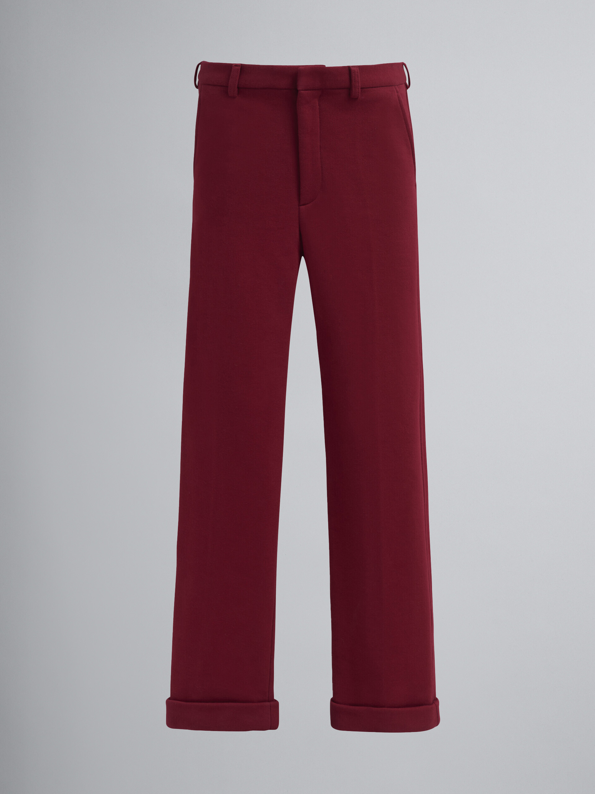 Pantaloni in felpa di cotone compatto - Pantaloni - Image 1
