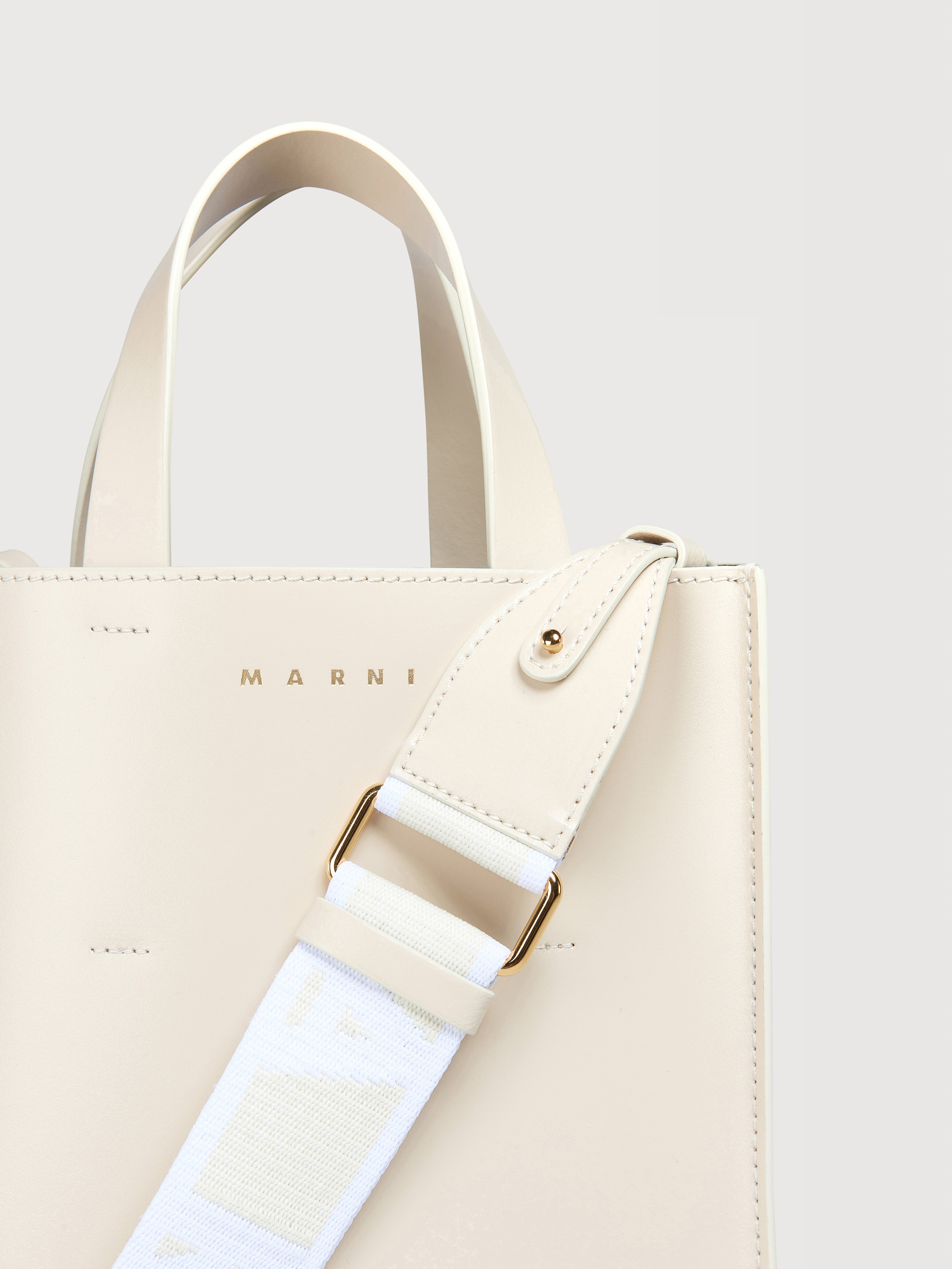 Museo Mini Bag in brown leather - Shopping Bags - Image 4