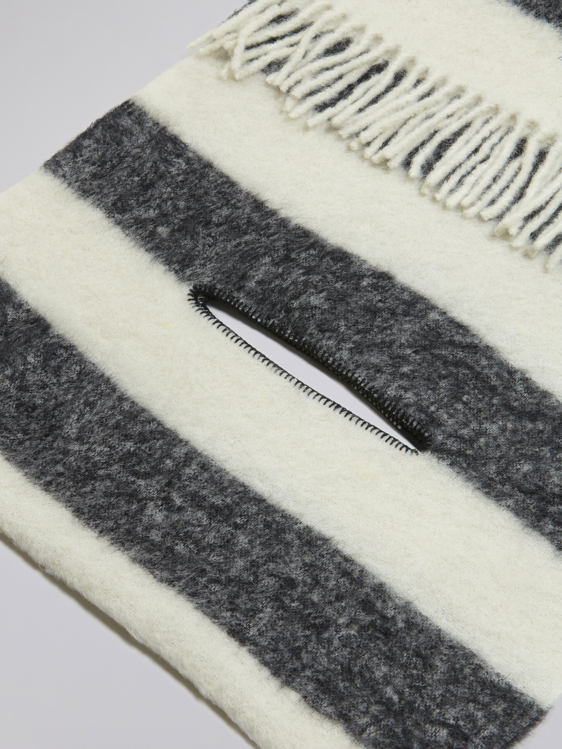 Brushed wool and mohair scarf - Other accessories - Image 3