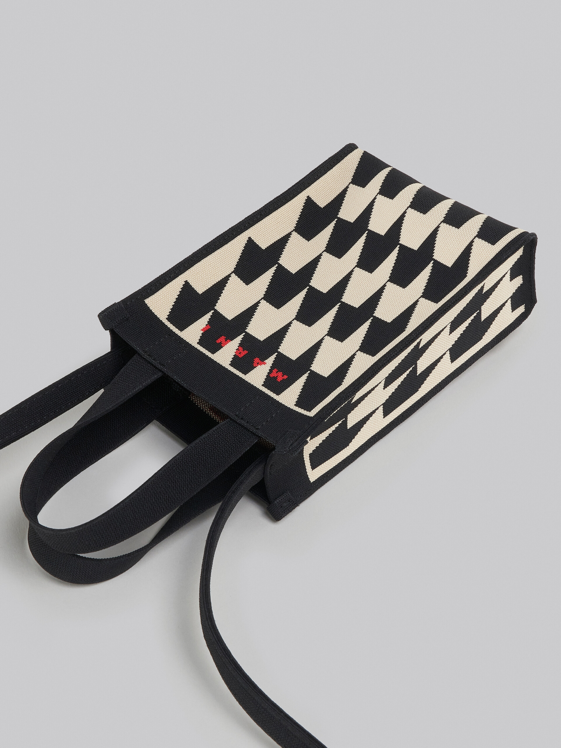 Houndstooth Jacquard Mini Shoulder Bag Marni