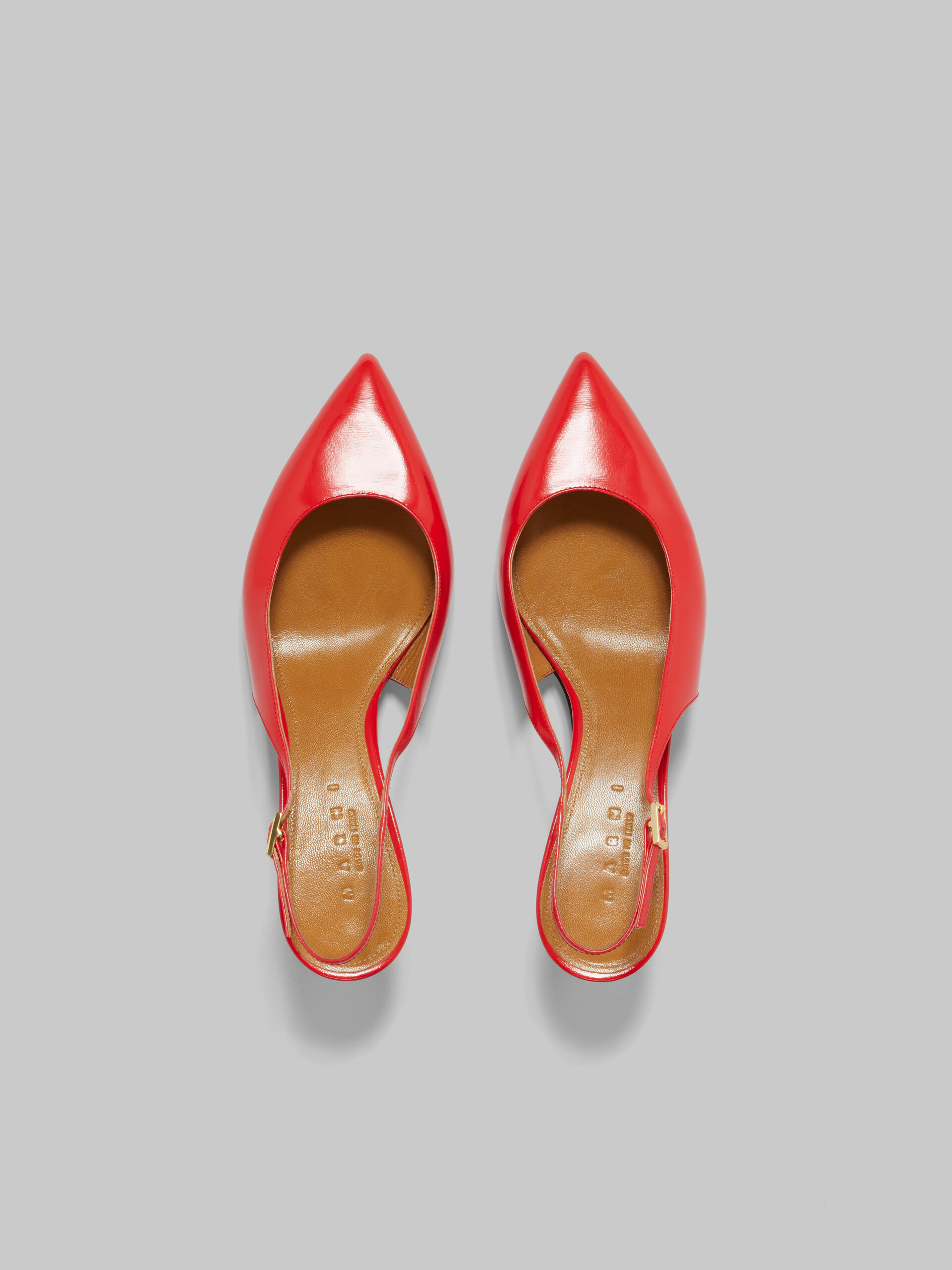 Red palmellato leather Rhythm slingback - Sandals - Image 4