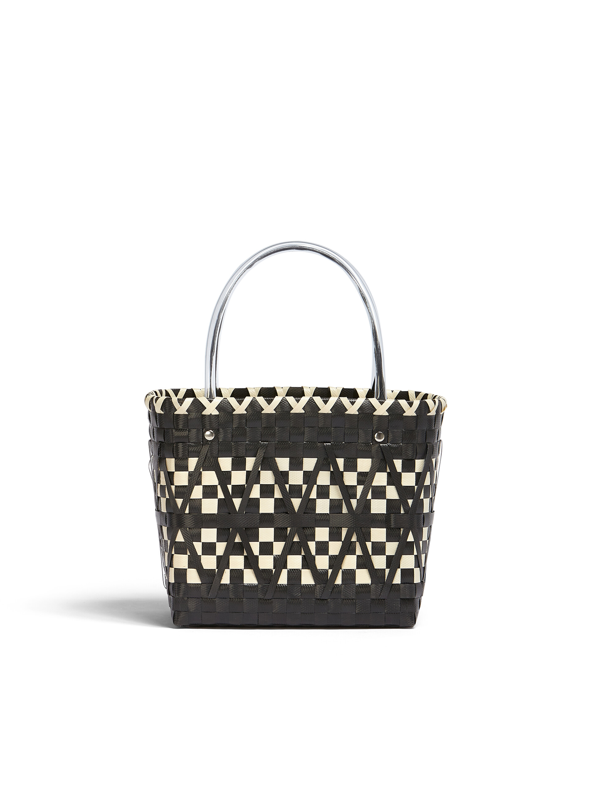 MARNI MARKET black and white shopping bag - Bags - Image 3