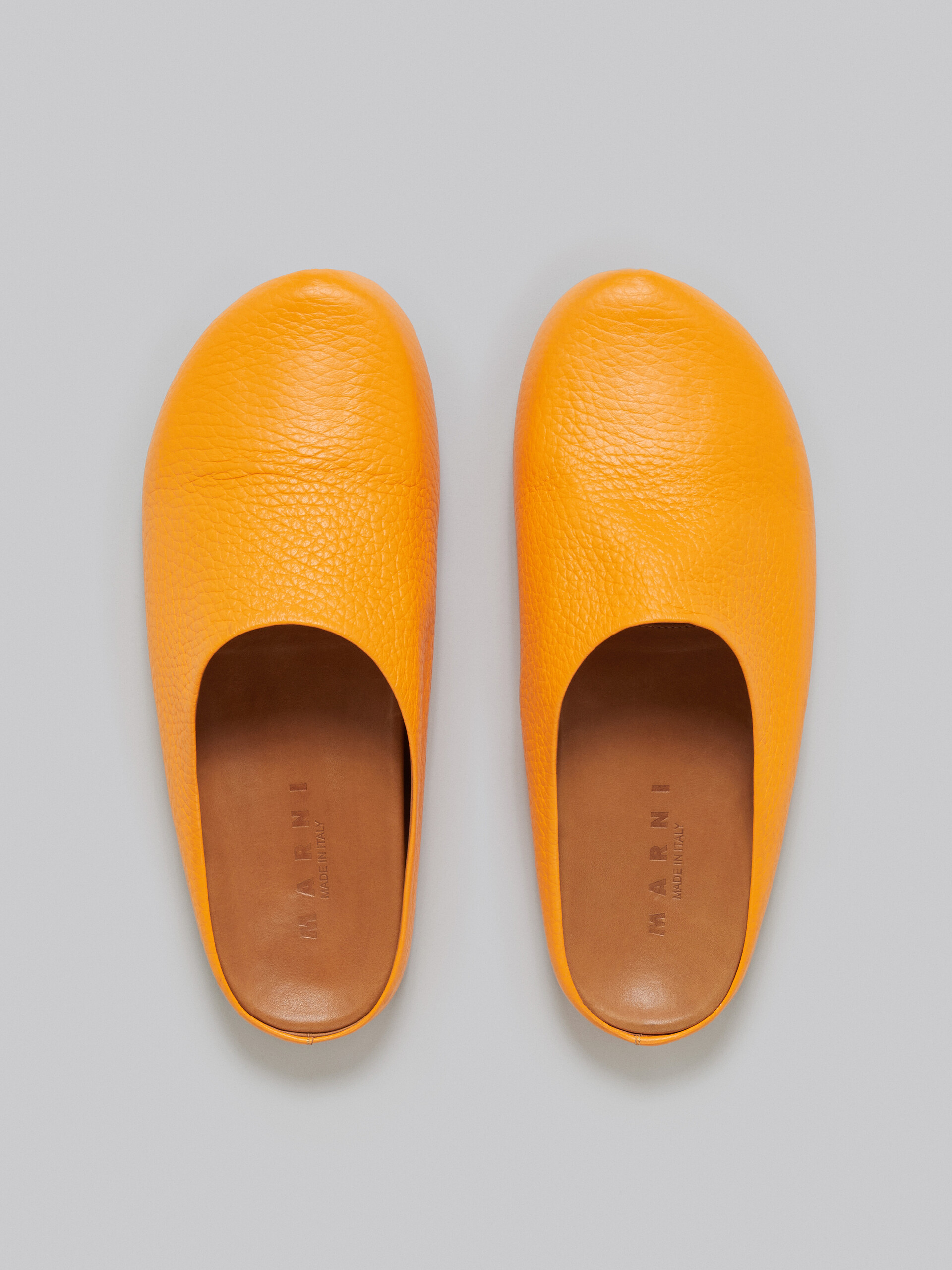 Yellow leather Fussbett sabot - Clogs - Image 4