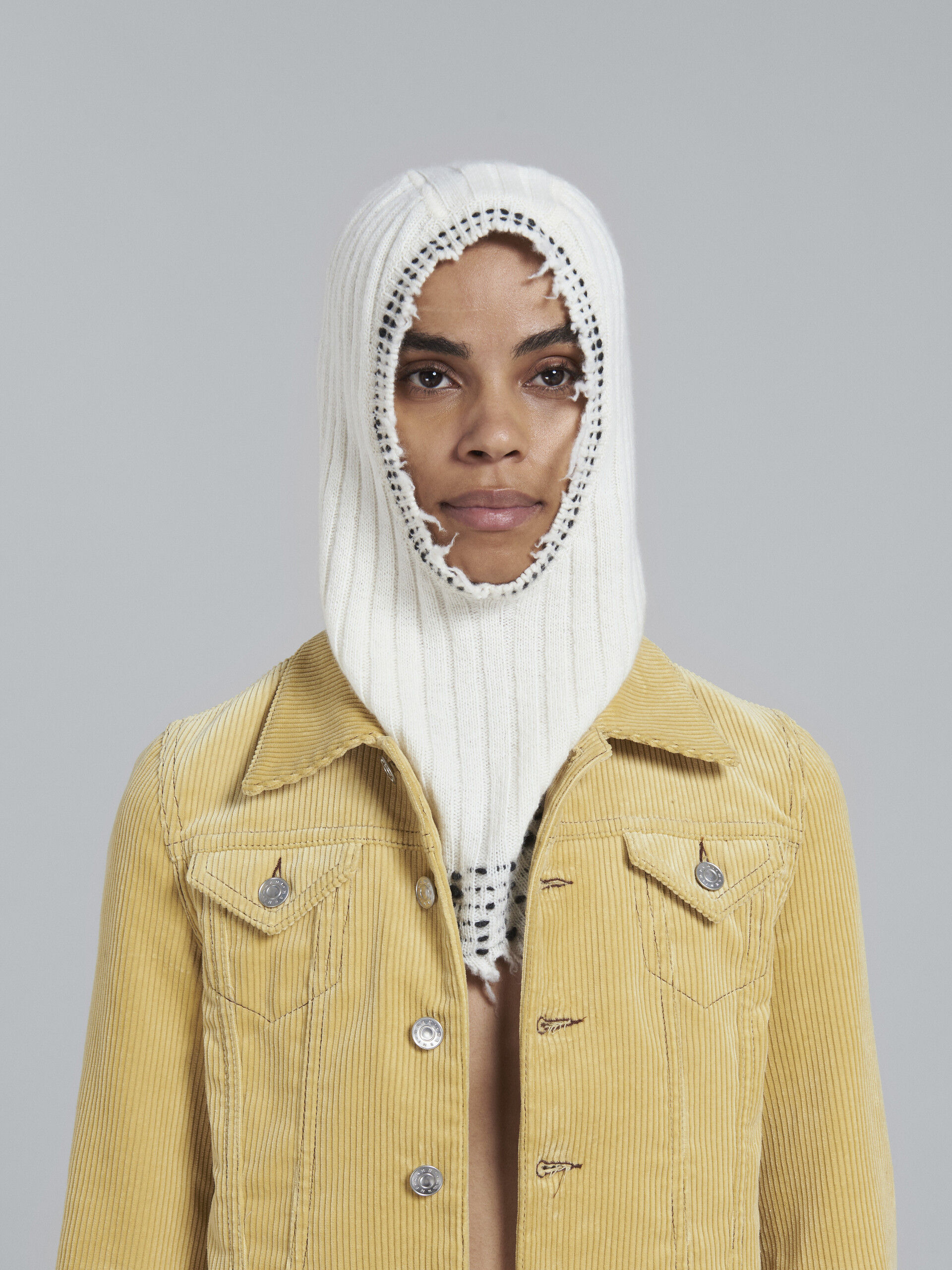 Light yellow corduroy jacket | Marni