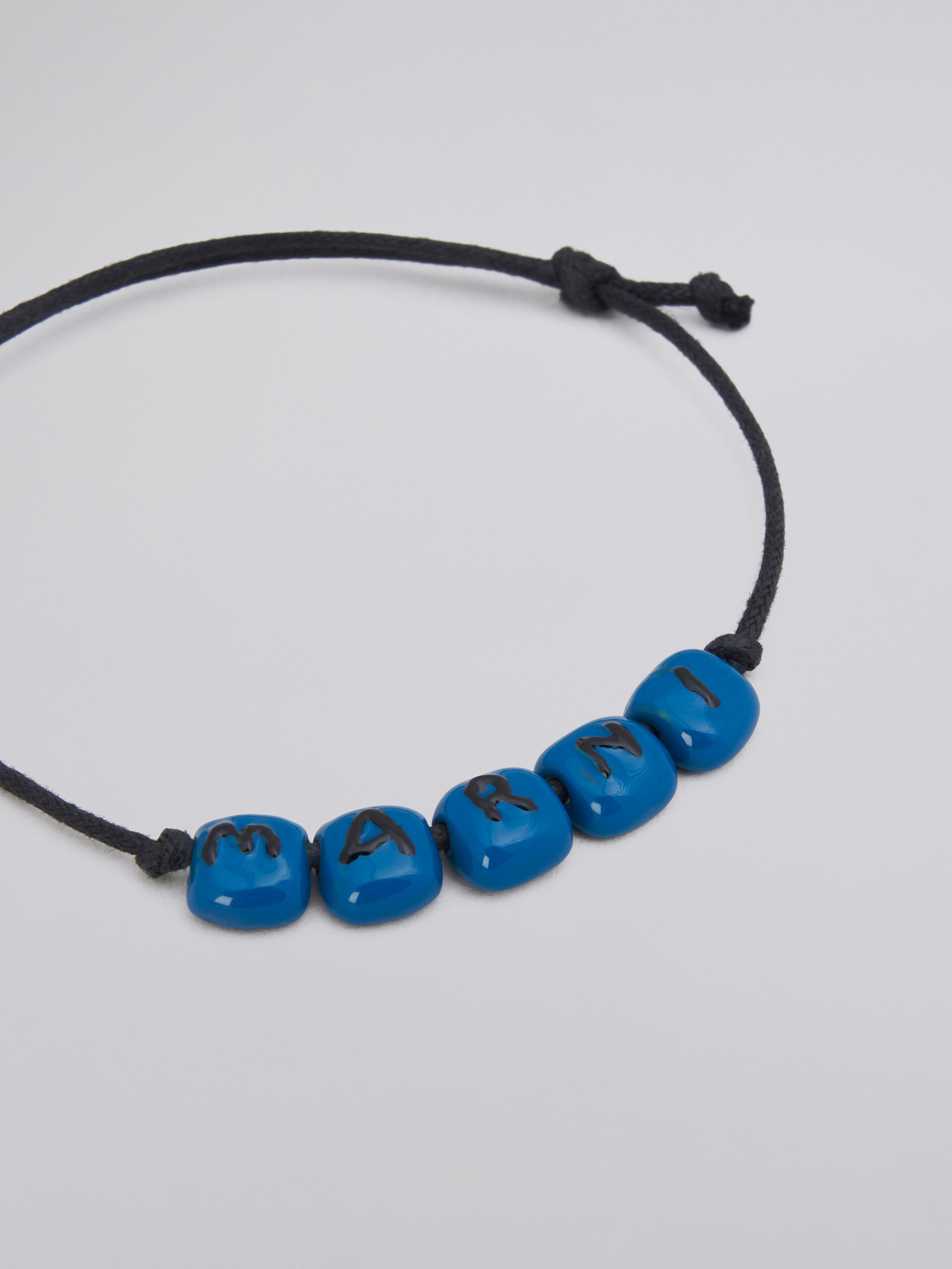 Blue logo bracelet - Bracelets - Image 4