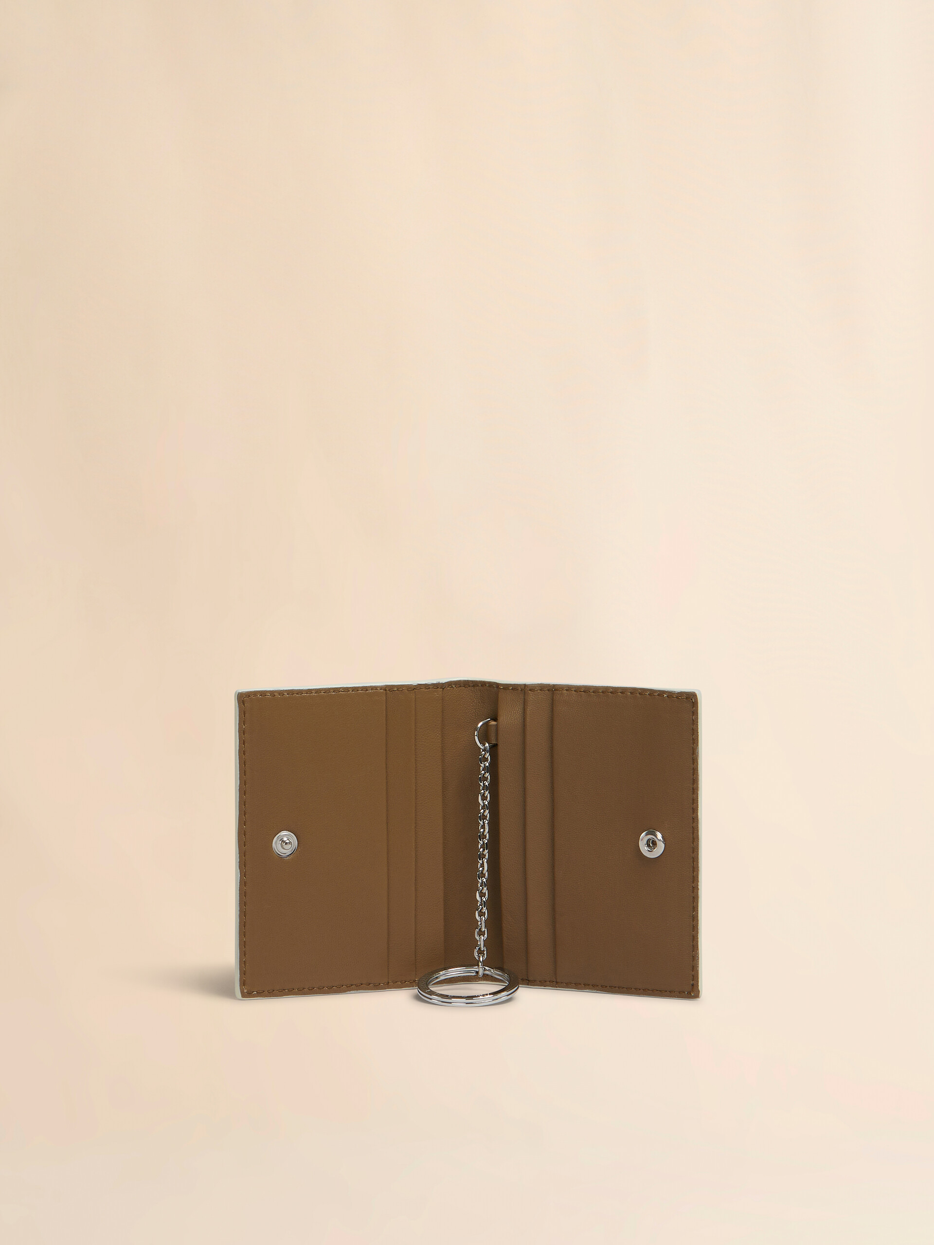 Black leather key holder with Marni Mending - Wallets - Image 2