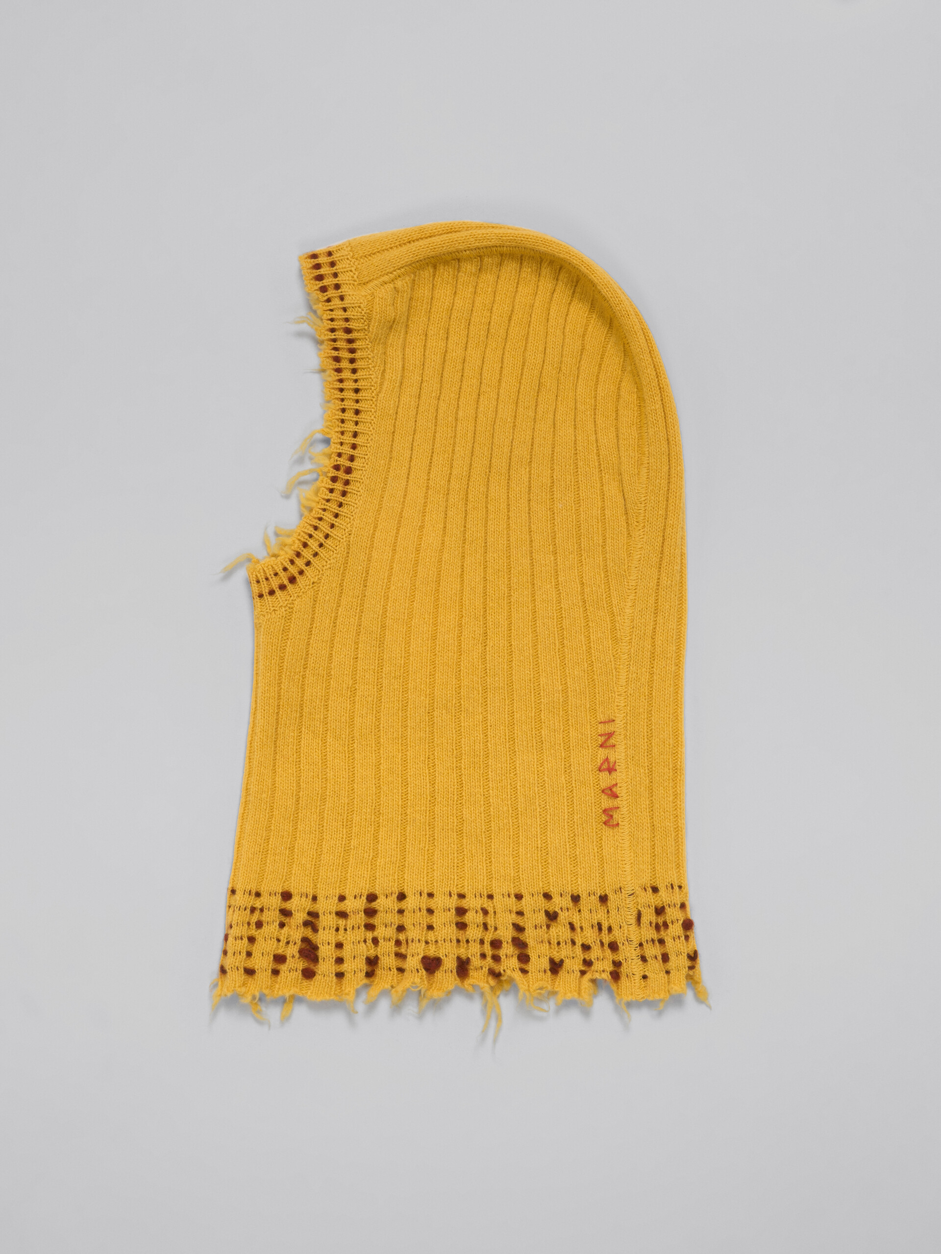 Yellow knitted balaclava - Other accessories - Image 3