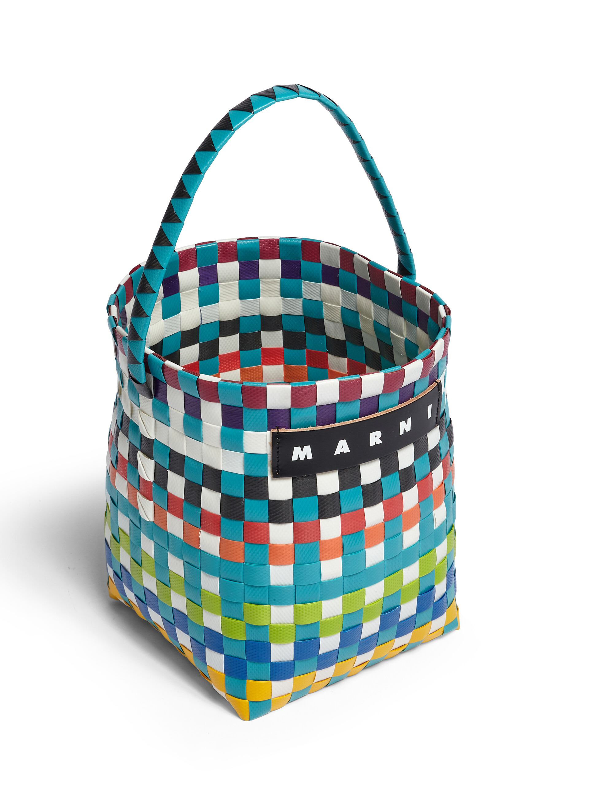 オレンジ ウォーブン素材製 MARNI MARKET POD BASKETバッグ - ショッピングバッグ - Image 4