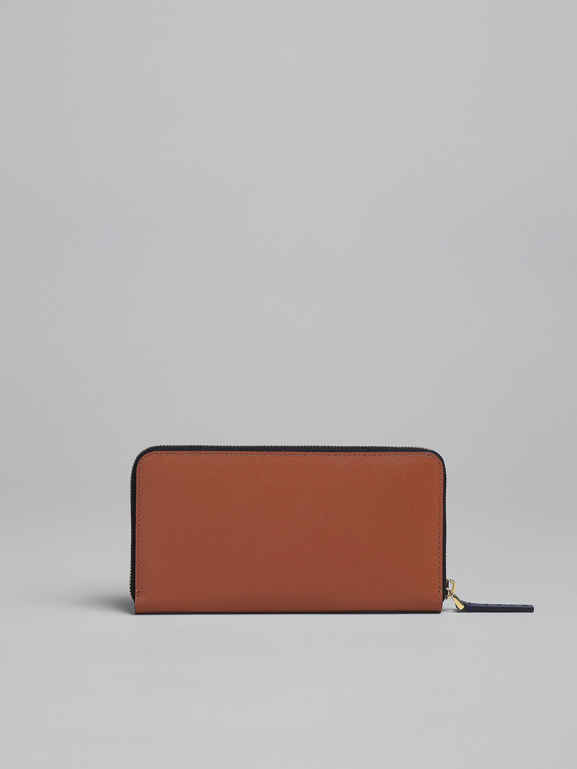 Wallets & purses Marni - Color block saffiano leather card holder