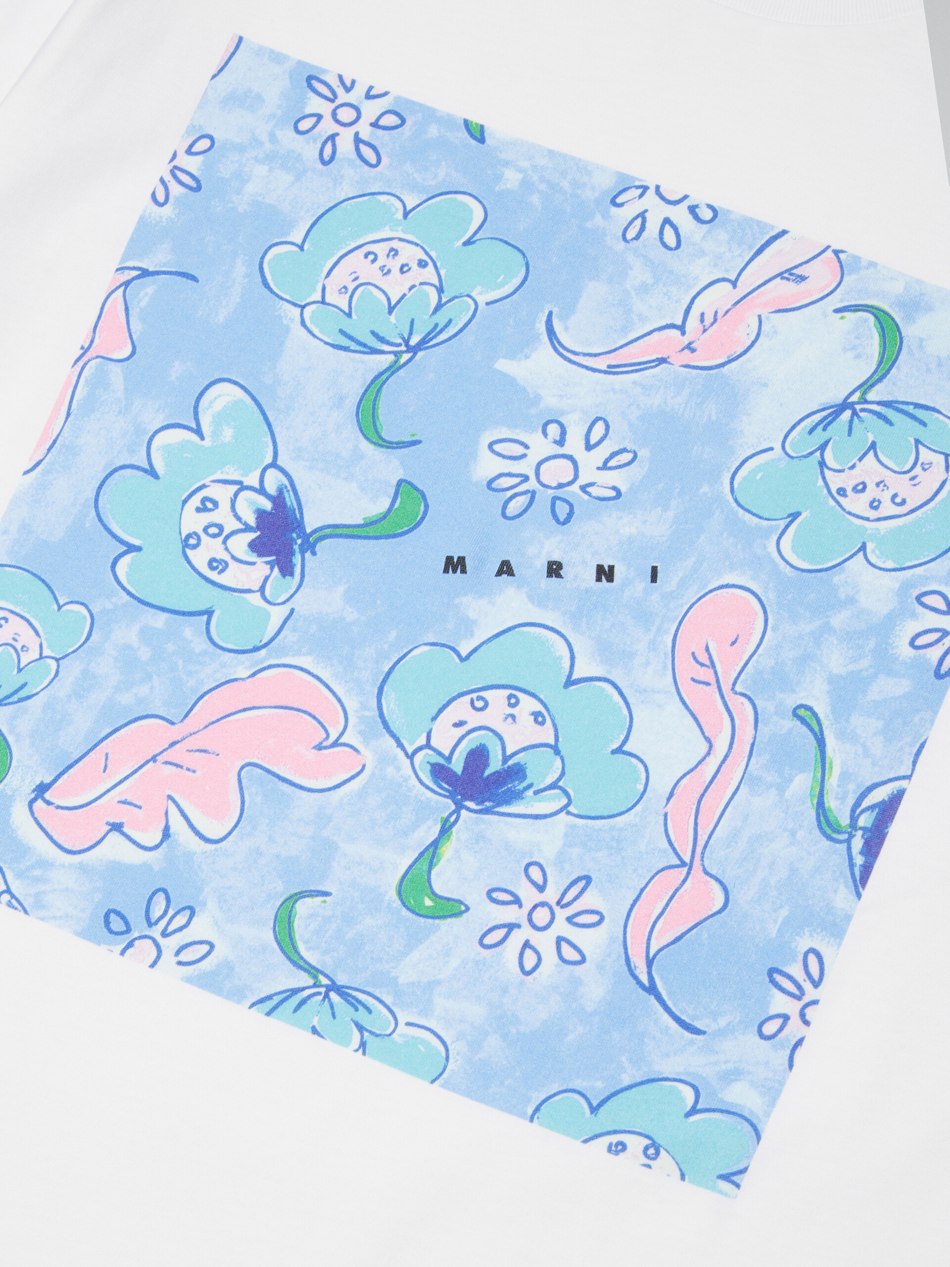 Marina 프린트 화이트 티셔츠 - 티셔츠 - Image 4