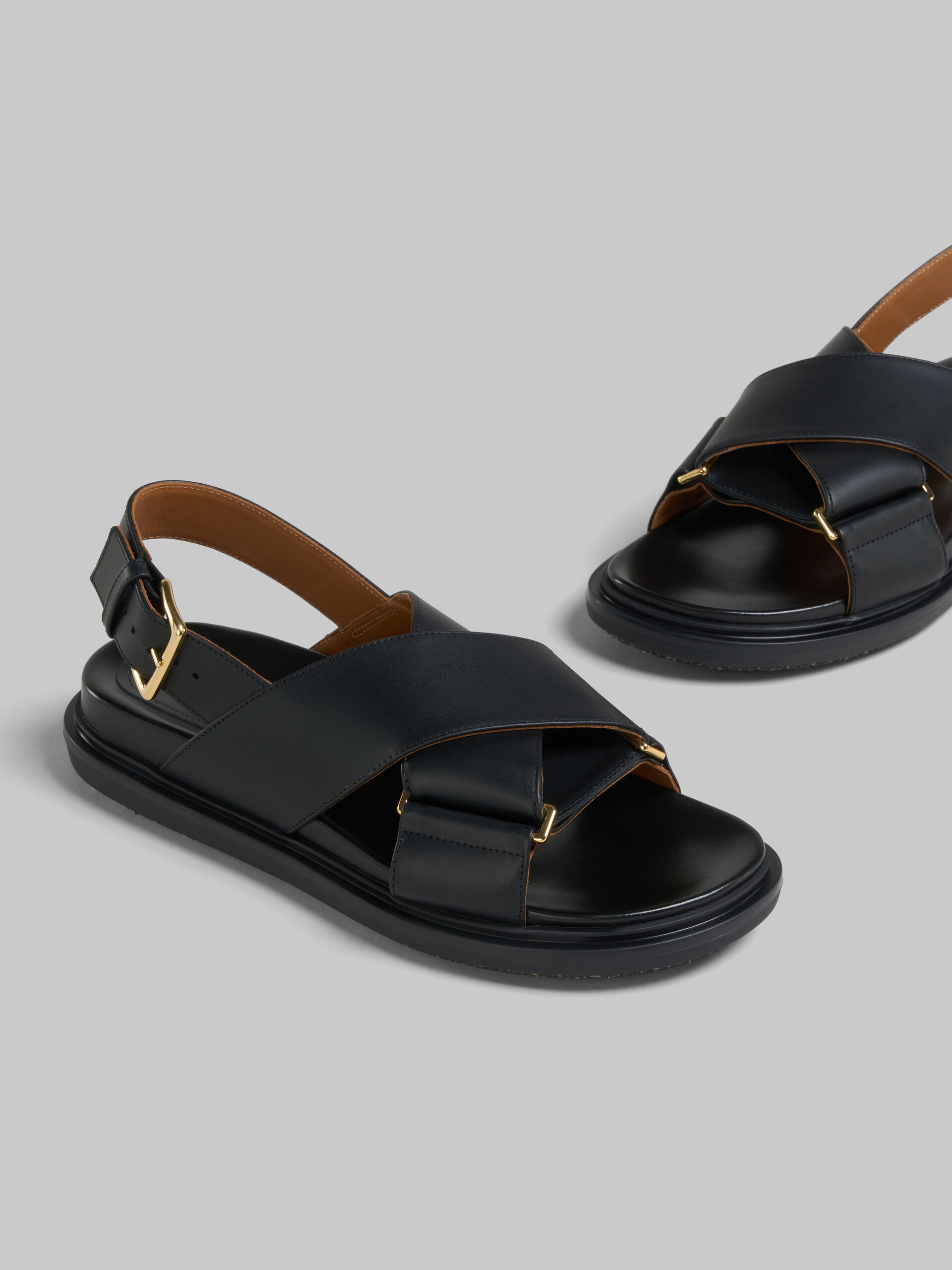 Fuchsia leather Fussbett - Sandals - Image 5