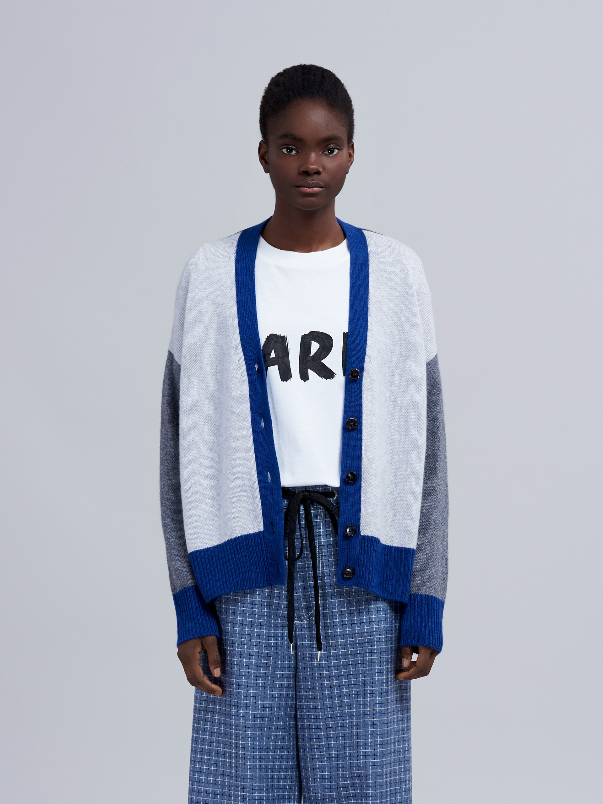 Iconic cashmere colourblock cardigan - Pullovers - Image 2