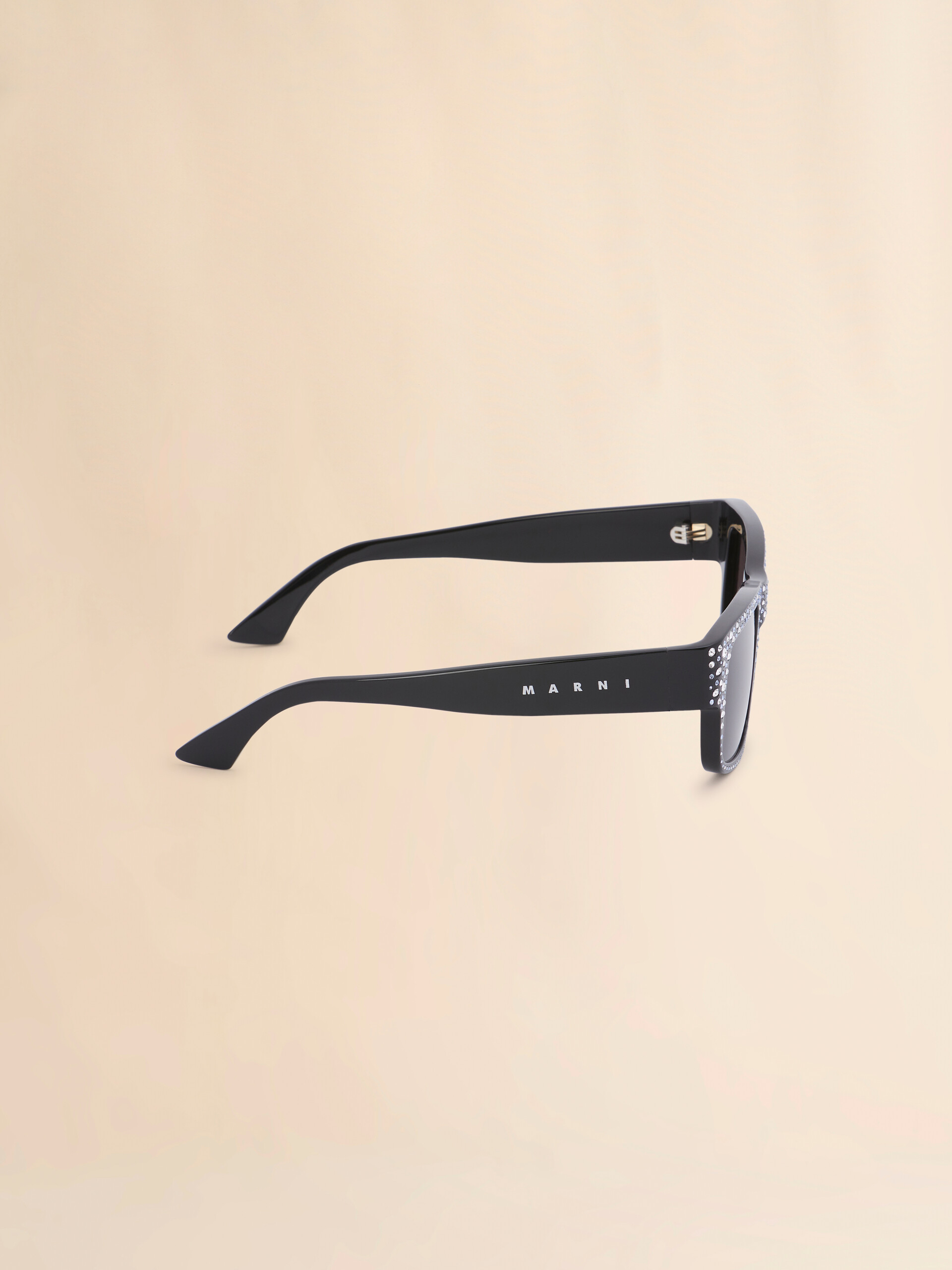 Schwarze Brille Gukija mit Swarovski - Optisch - Image 4