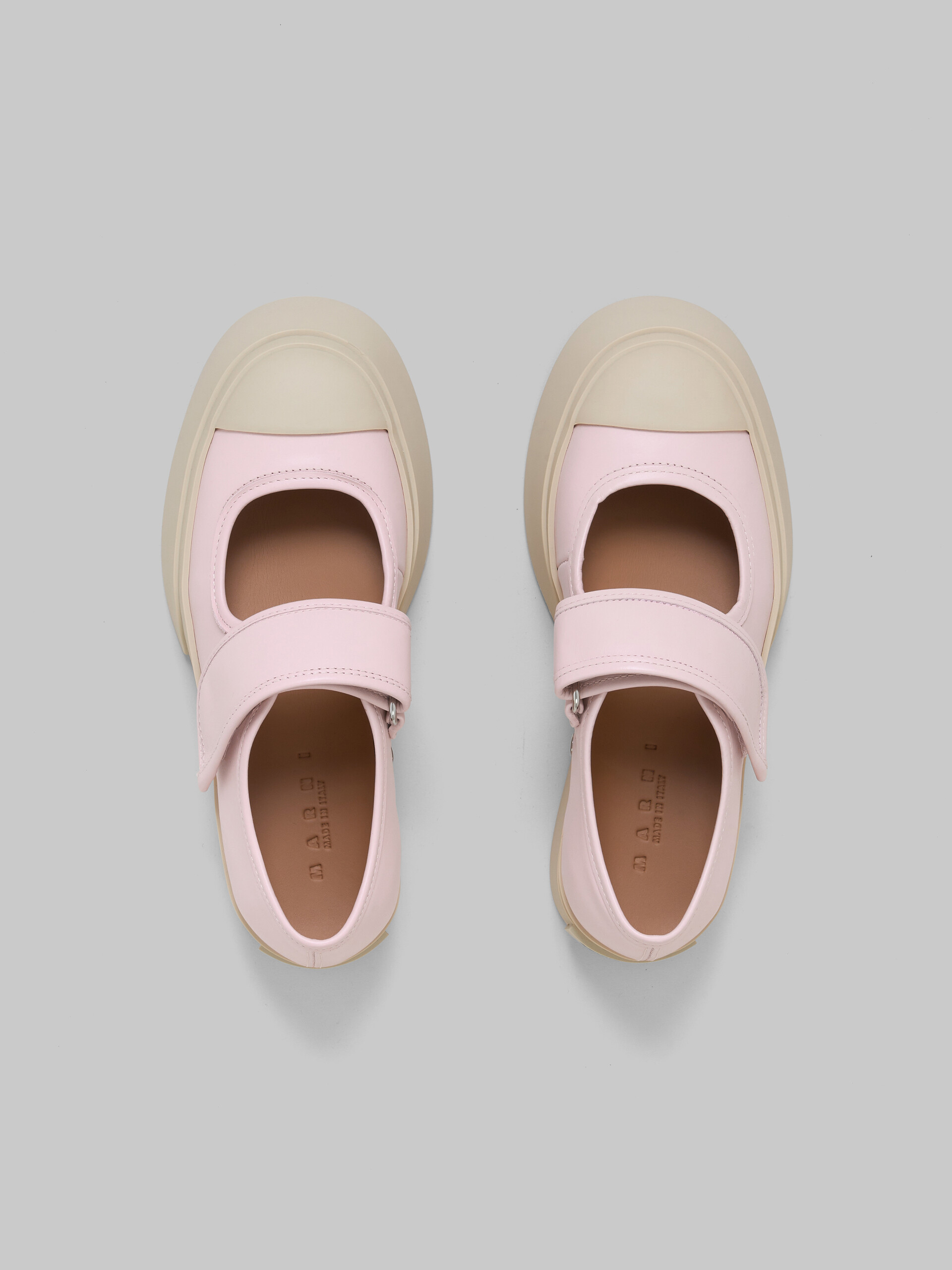 Light pink nappa leather Mary Jane sneaker - Sneakers - Image 4