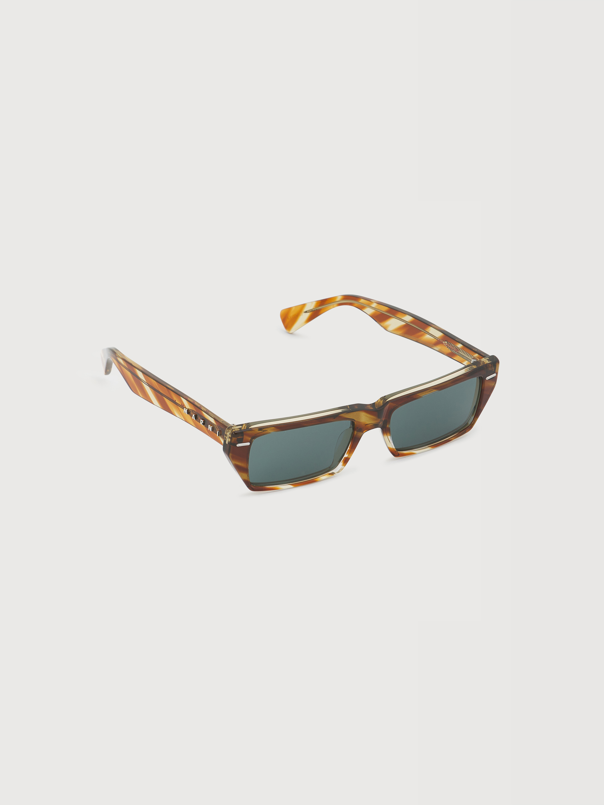 Black acetate flat-top sunglasses - Optical - Image 3