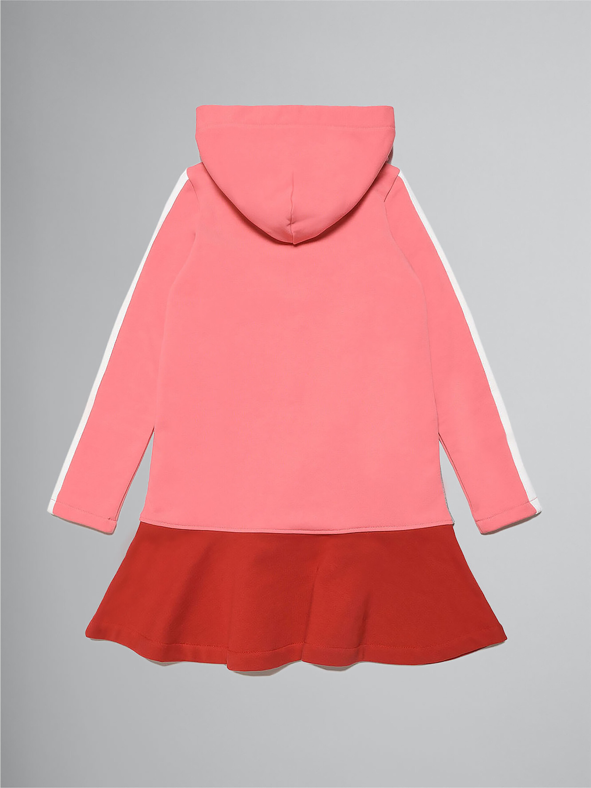 Colour-block hooded fleece dress - Dresses - Image 2