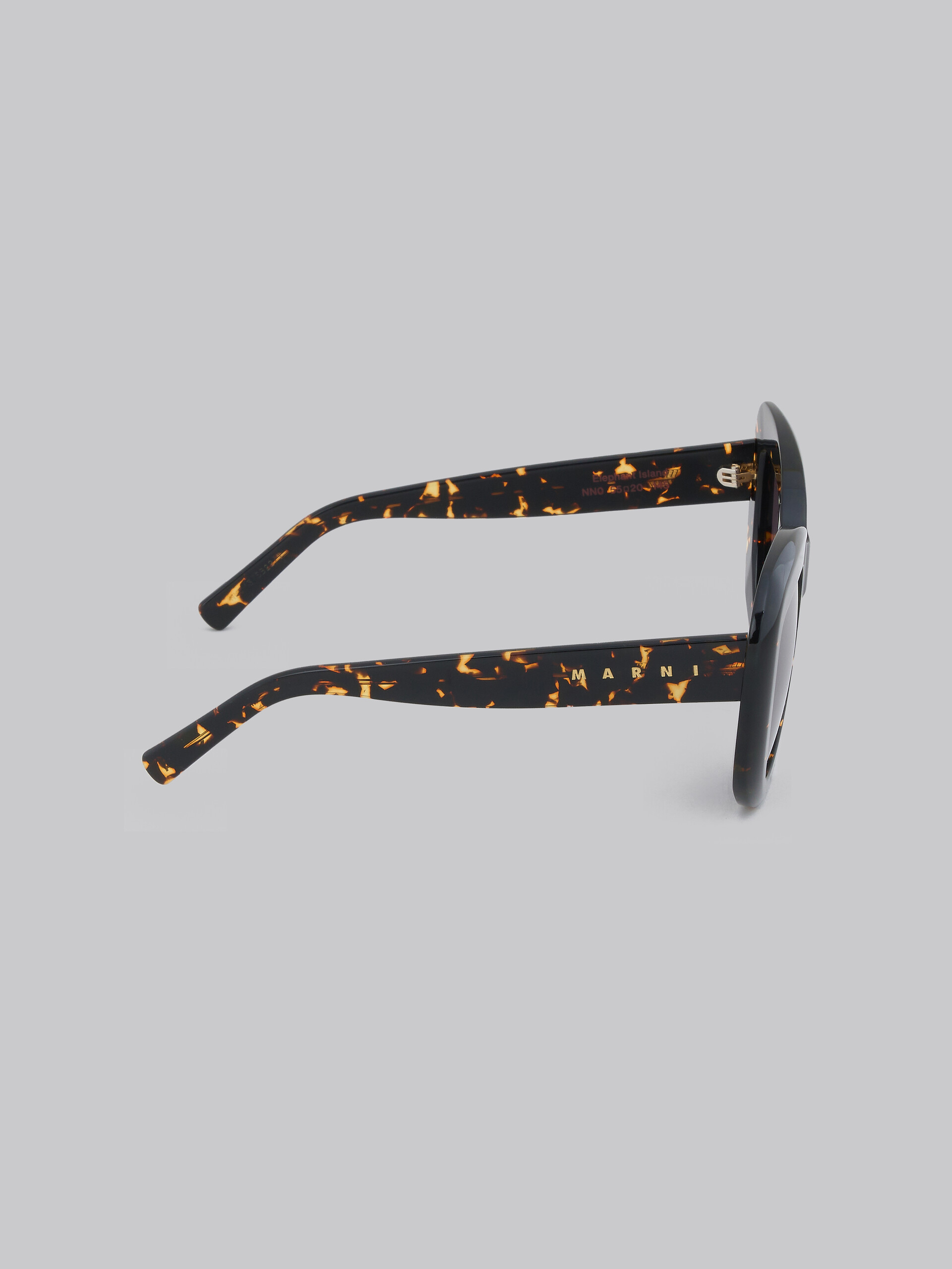 Black acetate ELEPHANT ISLAND sunglasses - Optical - Image 4