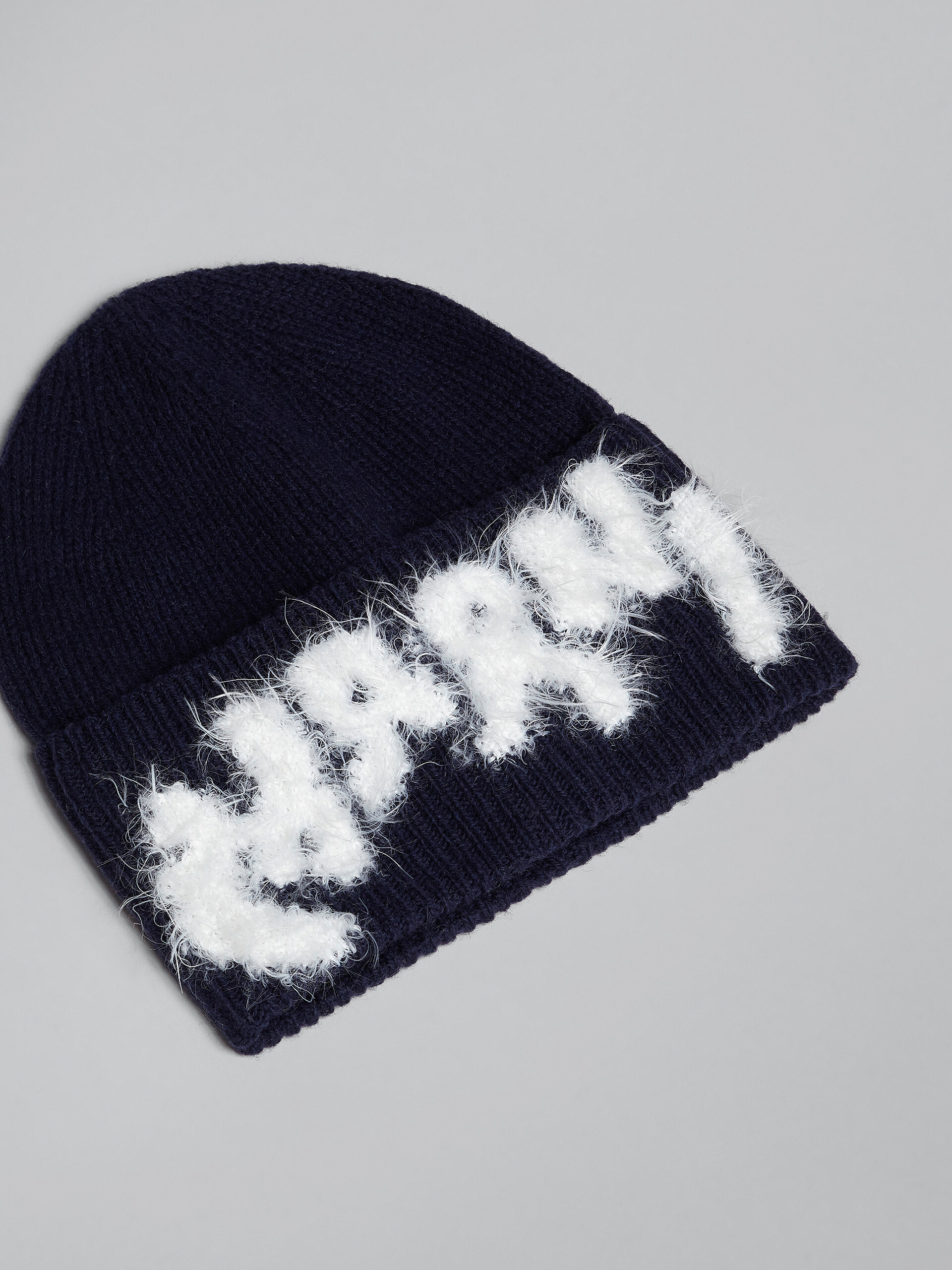 Shetland wool logo beanie | Marni