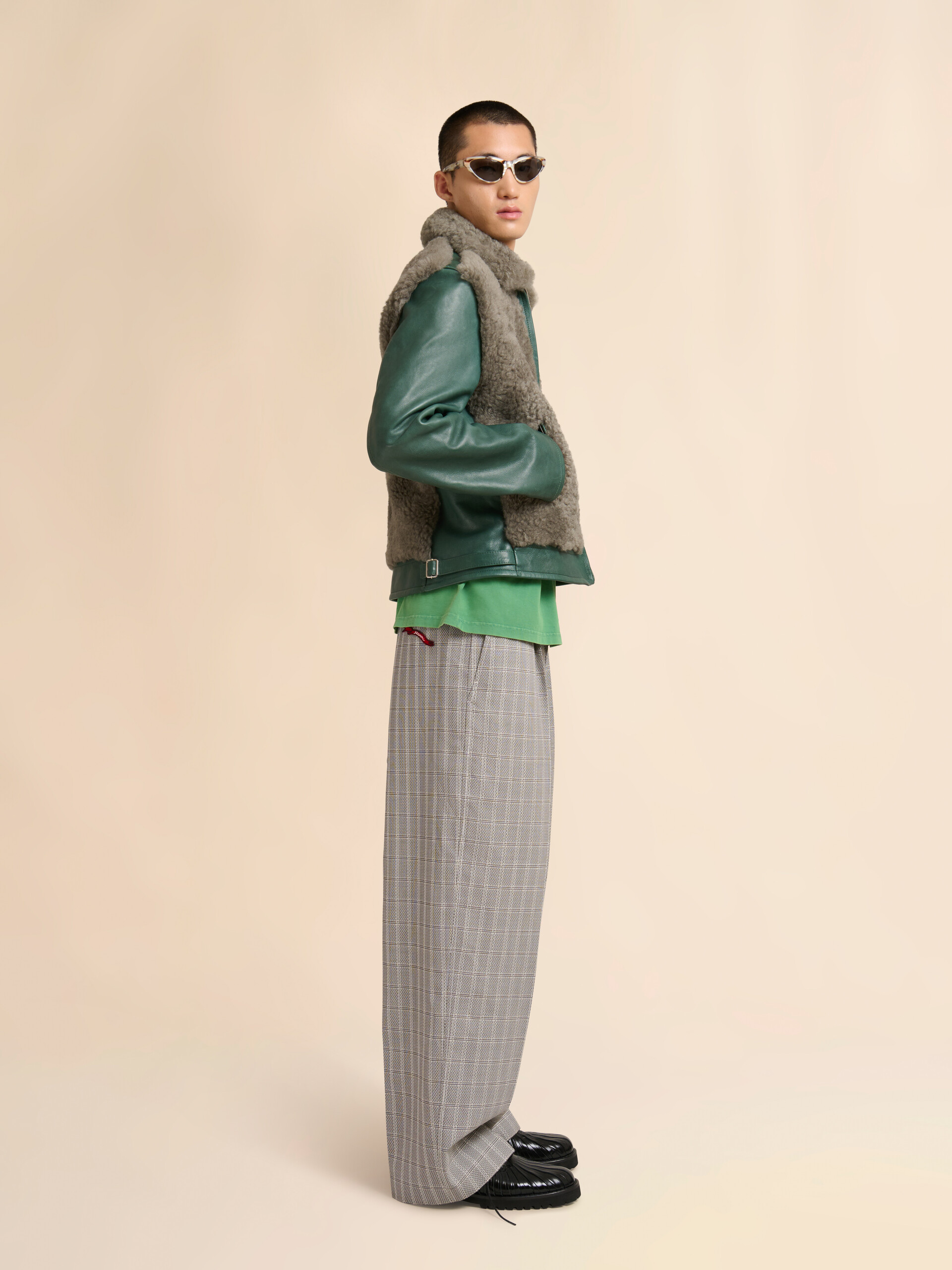 Camiseta de algodón verde con aplique de Marni - Camisas - Image 5