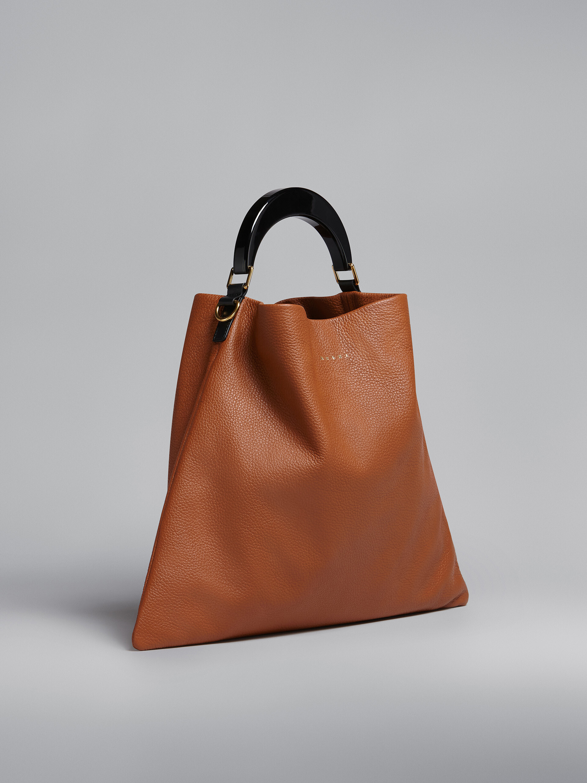 Venice medium bag in brown leather - Shoulder Bag - Image 6