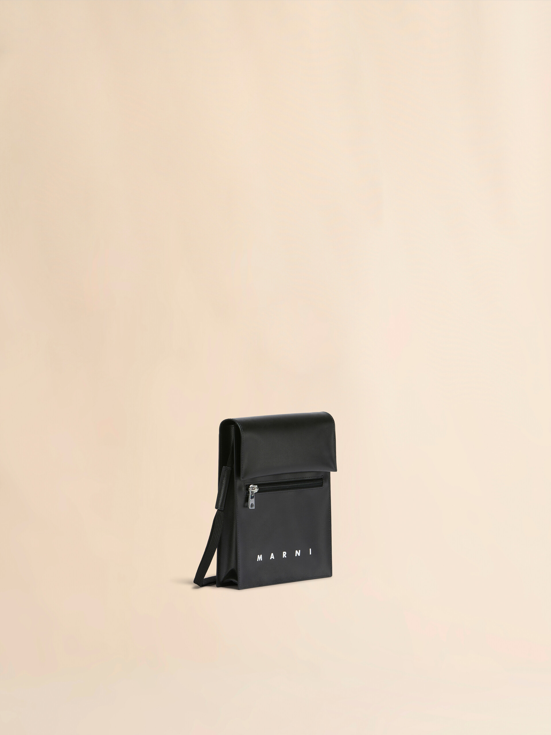 Black pouch with shoelace strap - Shoulder Bags - Image 6
