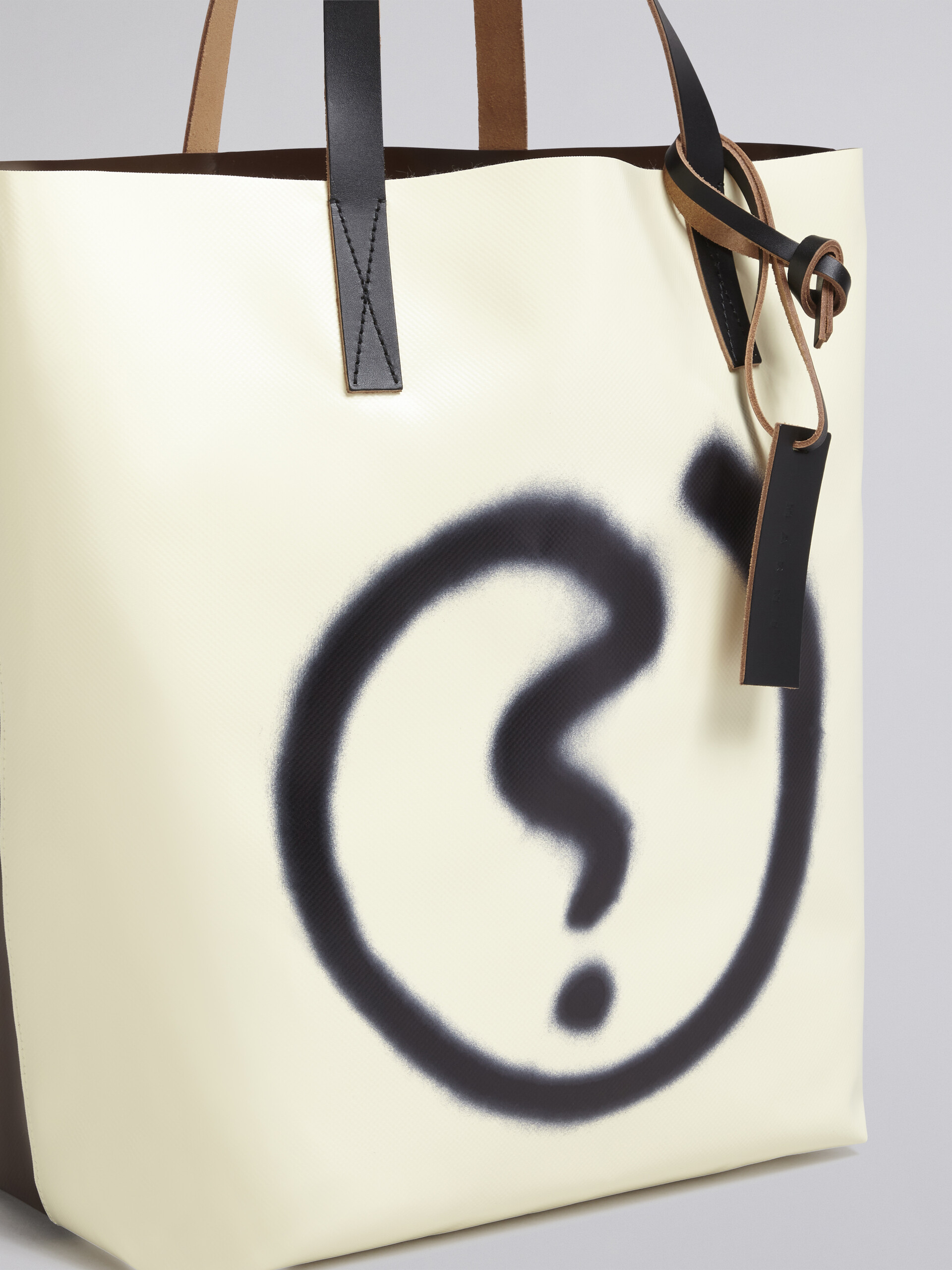 TRIBECA PVC-Shopper in Hochformat mit Swirl Print - Shopper - Image 5