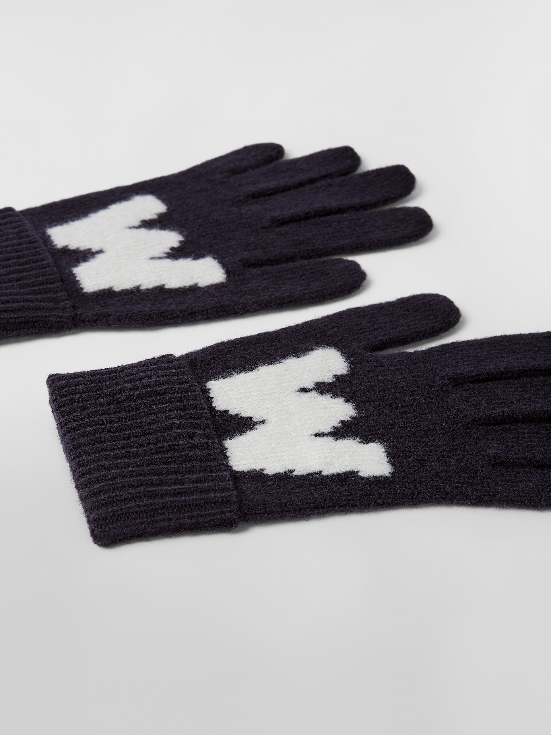 WOOL GLOVES WITH BIG "M" IN THE FRONT - Gloves - Image 3