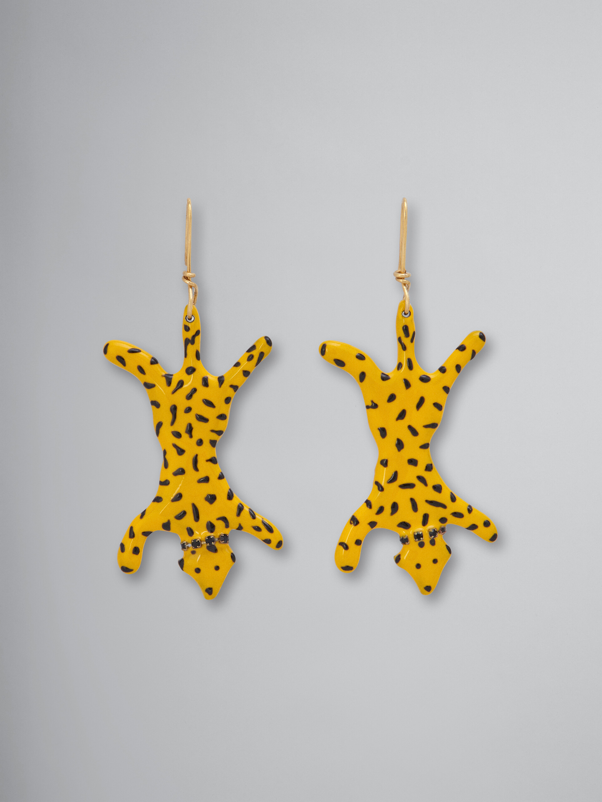 Boucles d'oreilles jaguar JUNGLE en laiton - Boucles d’oreilles - Image 1