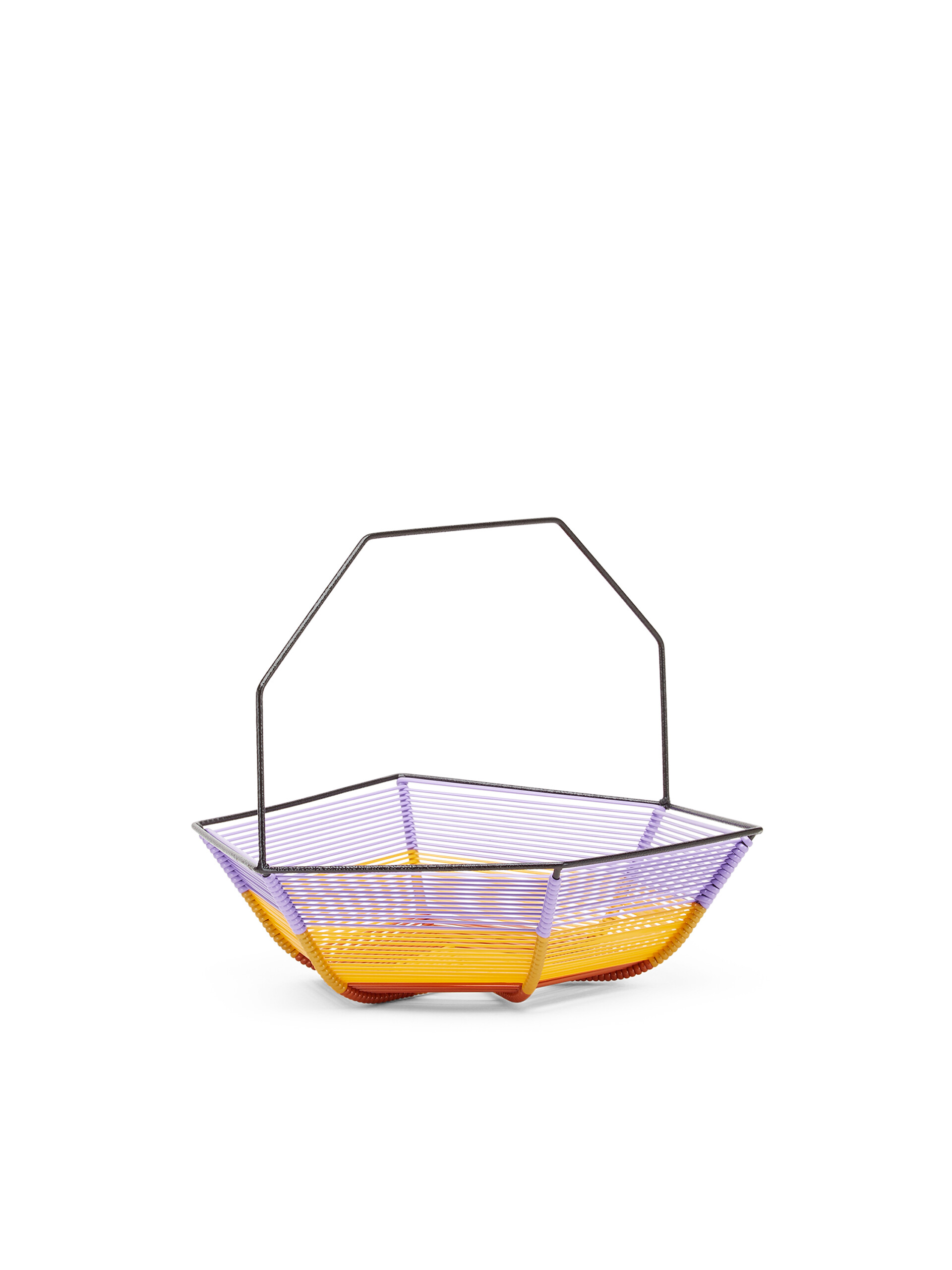 MARNI MARKET iron hexagonal fruit holder in  lilac yellow and brown - Accessories - Image 2