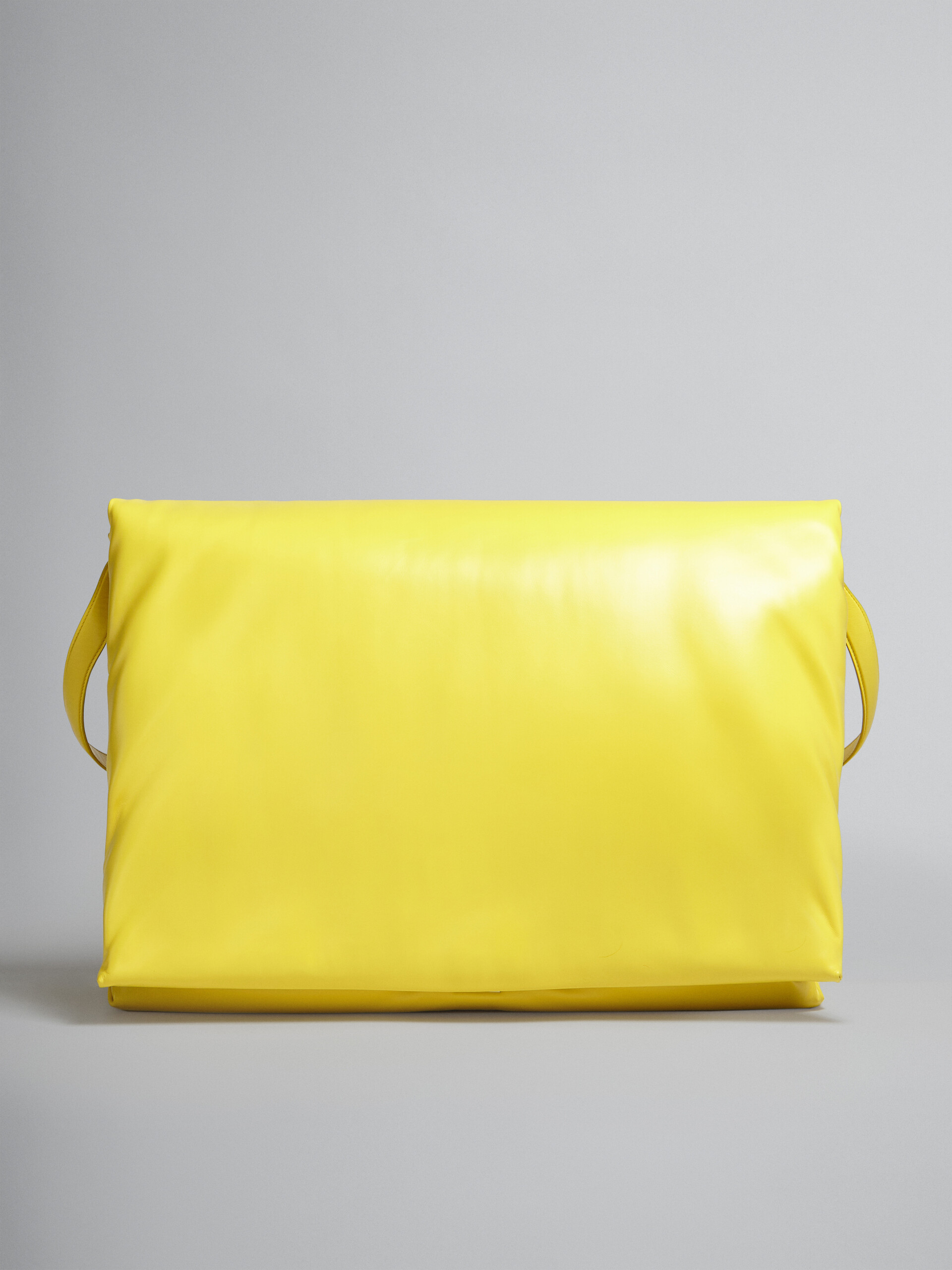 Maxi yellow calsfkin Prisma bag - Shoulder Bag - Image 1