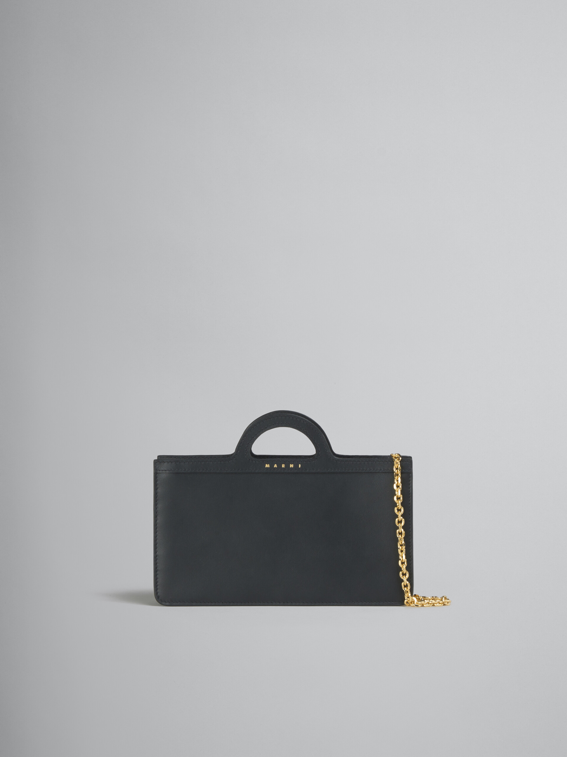 Langes, braunes Portemonnaie Tropicalia aus Leder mit Kettenriemen - Brieftaschen - Image 1