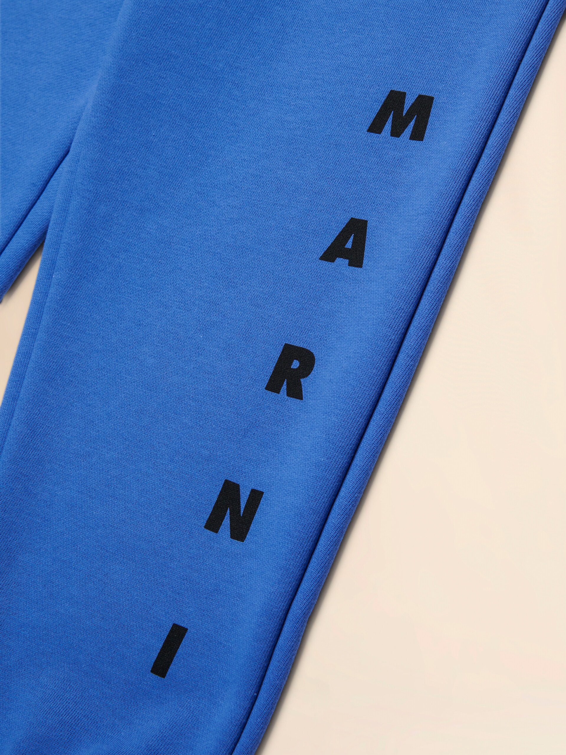 Black cotton joggers with Marni print - Pants - Image 4